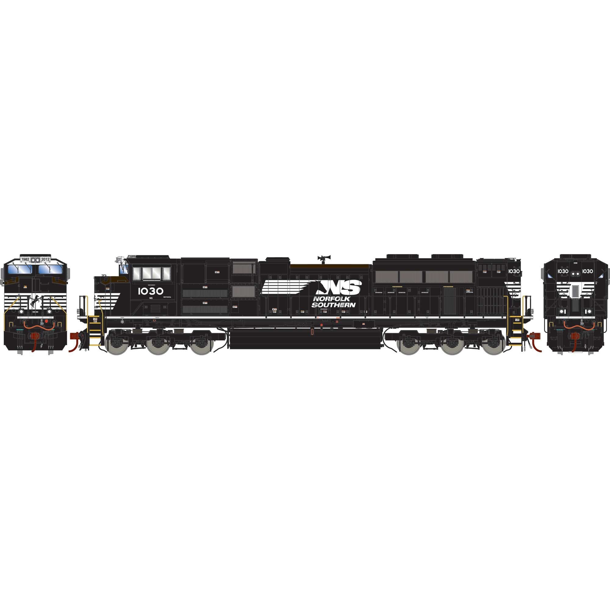 HO SD70ACe Locomotive with DCC & Sound, NS/30th Anniversary #1030 (ATHG75653)
