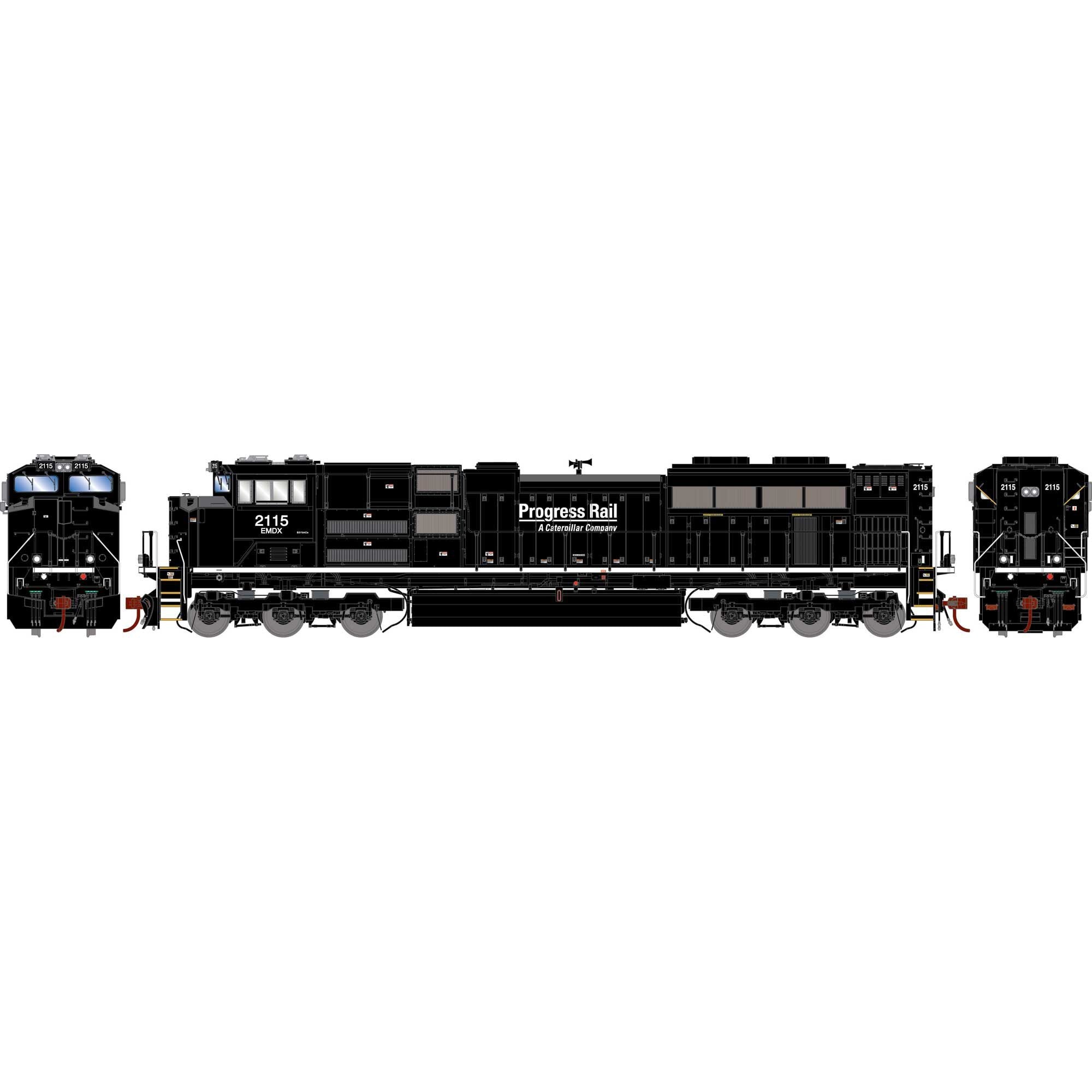 HO SD70ACe Locomotive with DCC and Sound, EMDX #2115 (ATHG75660)