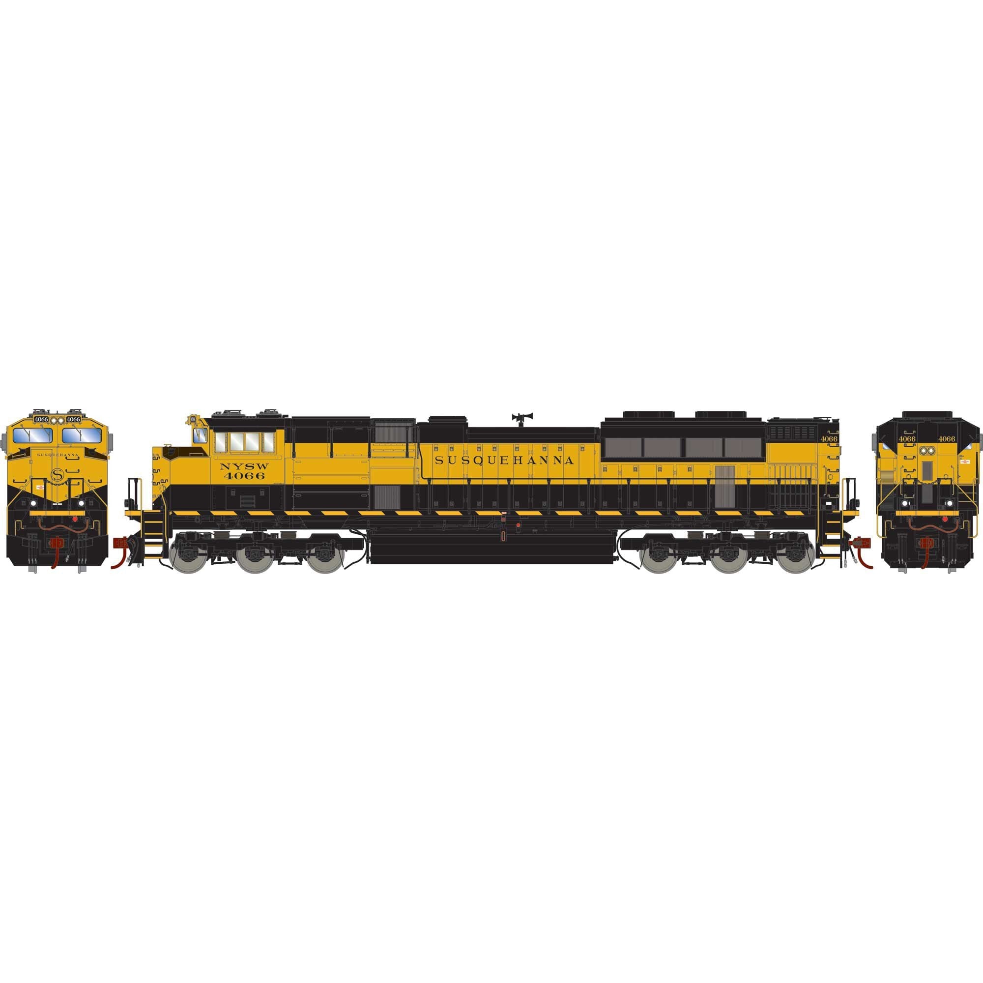 HO SD70M-2 Locomotive with DCC and Sound NYS&W #4066 (ATHG75663)