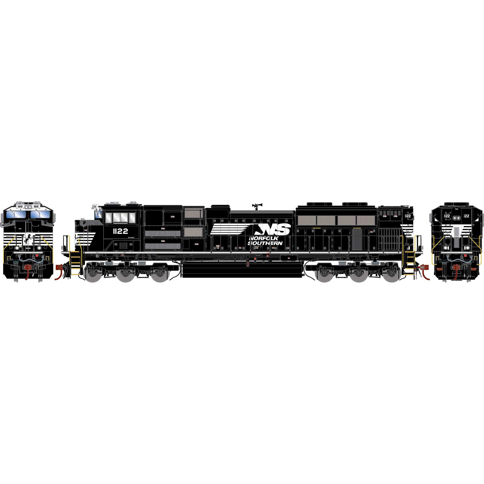 HO SD70ACe Locomotive NS #1122 (ATHG75739)