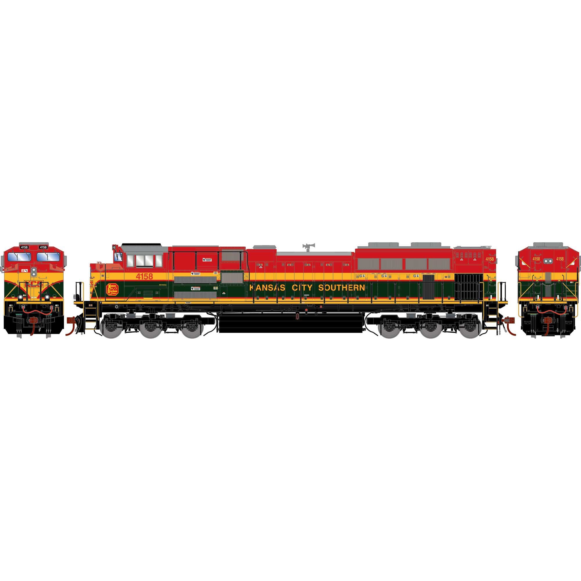 HO SD70ACe Locomotive KCS #4158 (ATHG75744)