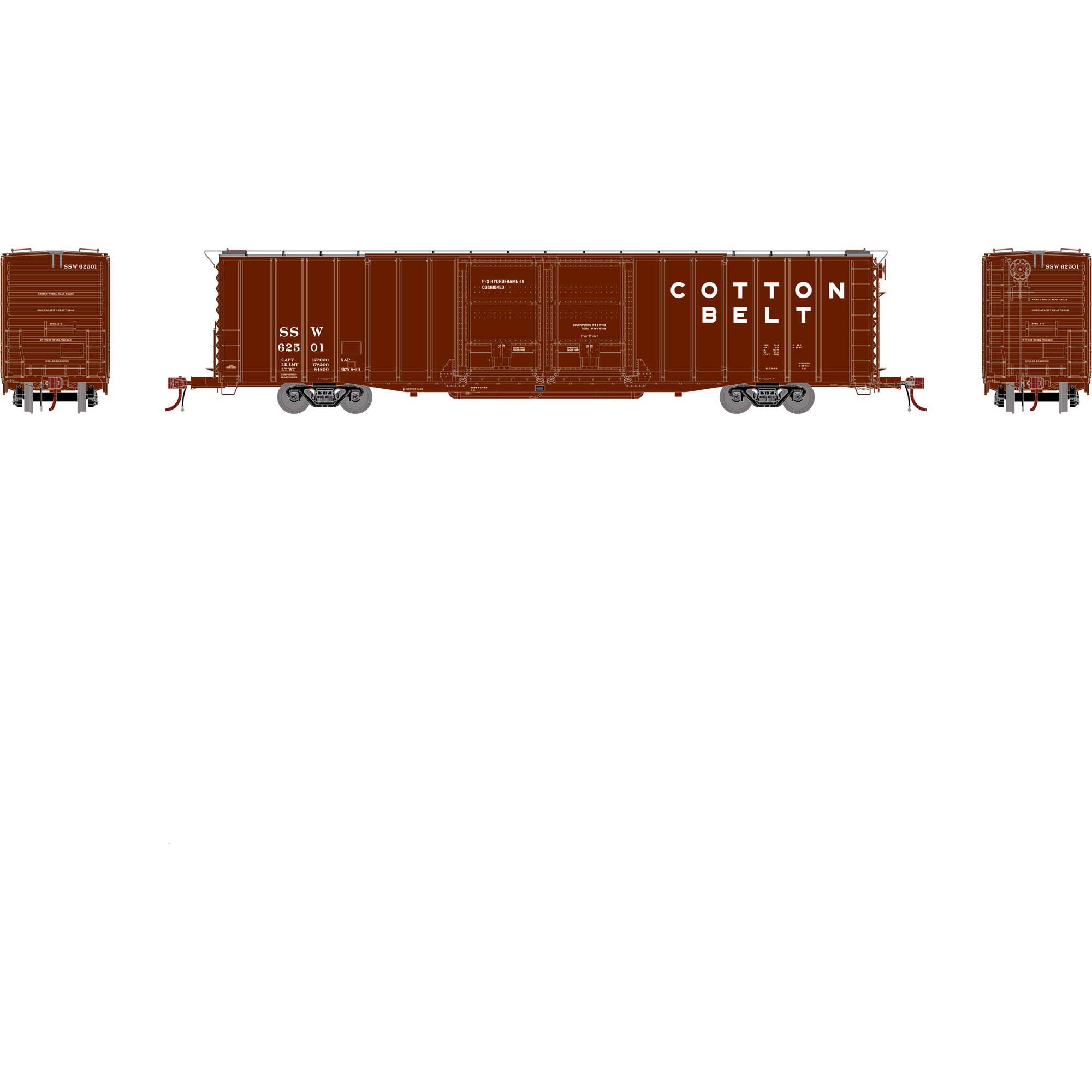 HO 60' PS Auto Box SSW #62501 (ATHG75894)