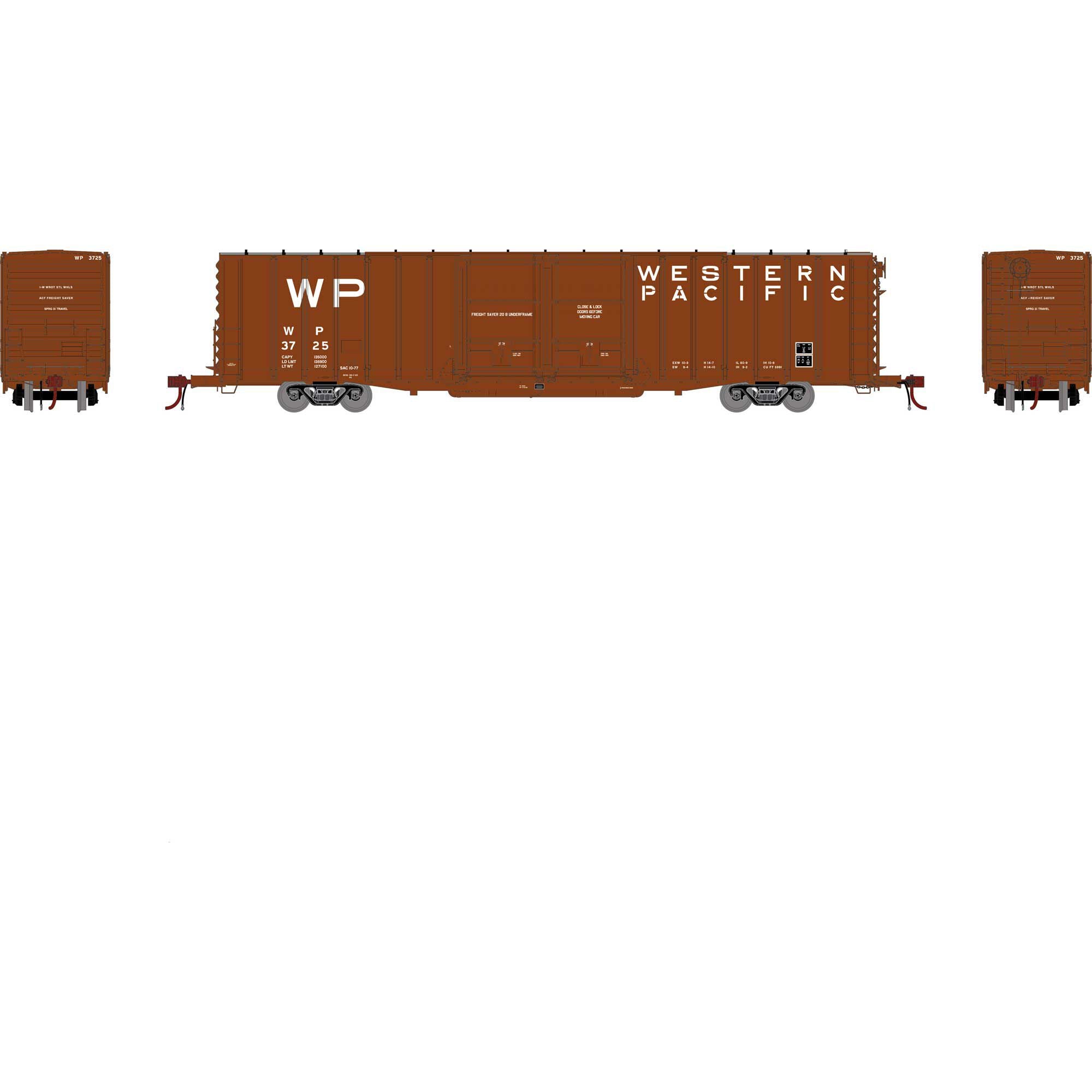 HO 60' PS Auto Box WP #3725 (ATHG75899)