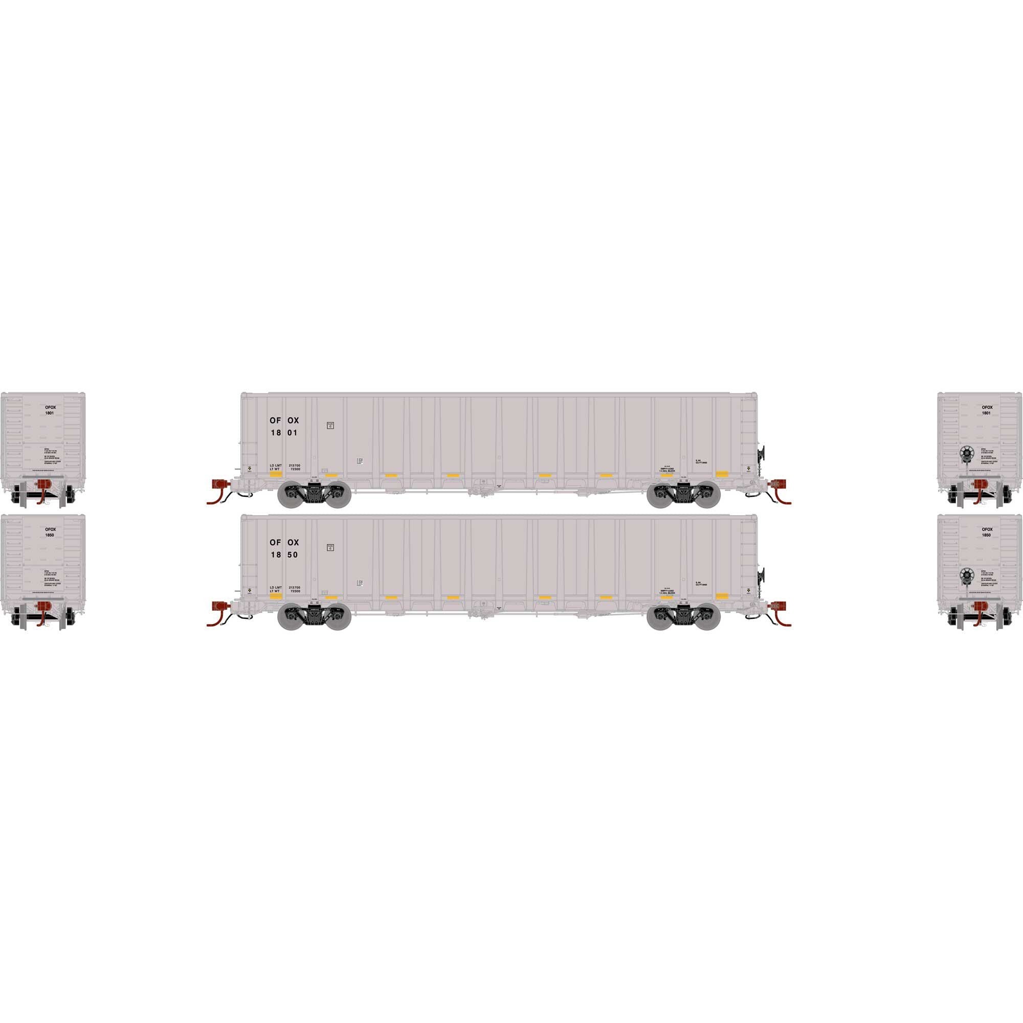 HO NSC 6400 Gondola OFOX #1801/1850 (ATHG76721)