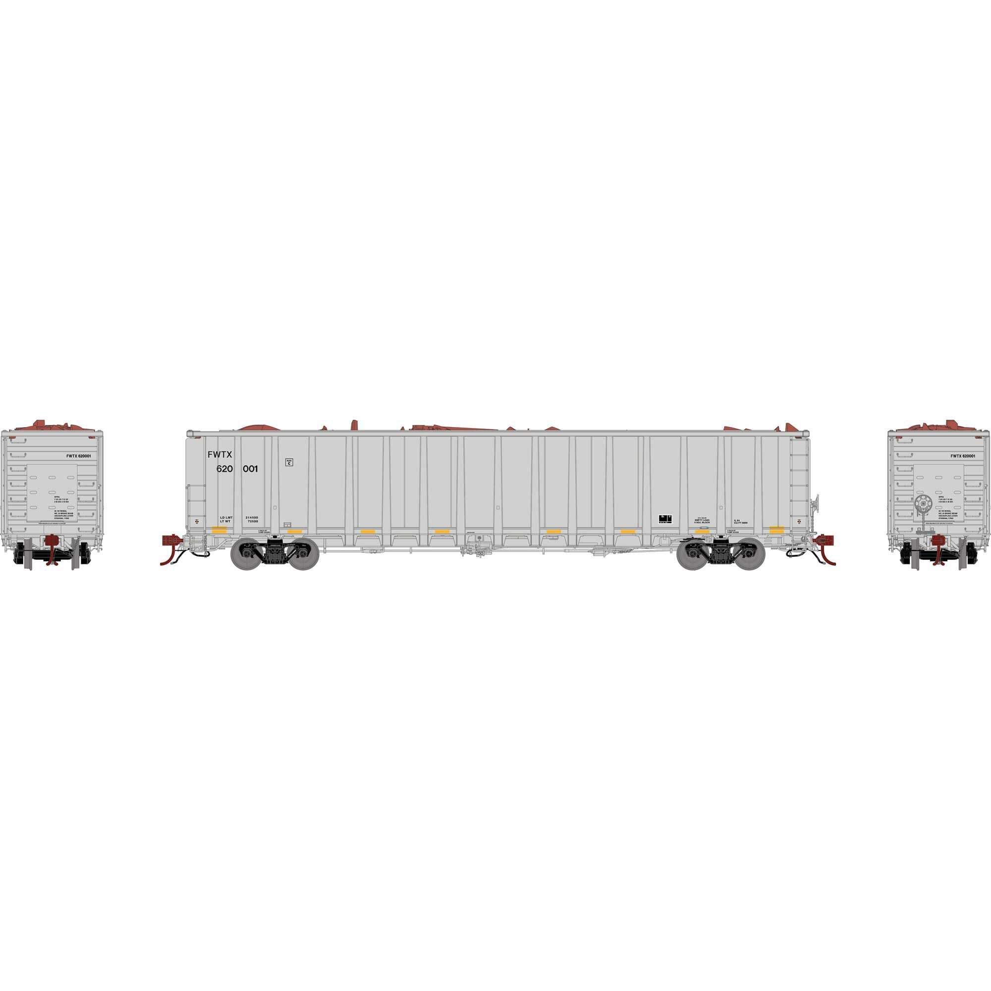 HO NSC 6400 Gondola with Scrap Load (ATHG76731)