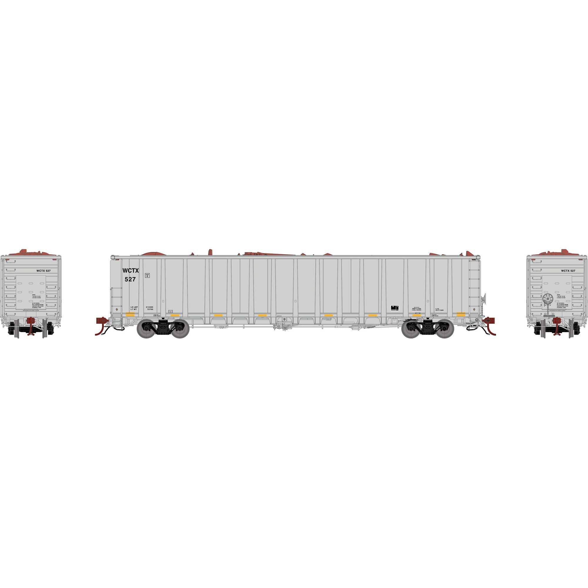 HO NSC 6400 Gondola with Scrap Load WCTX #527 (ATHG76734)