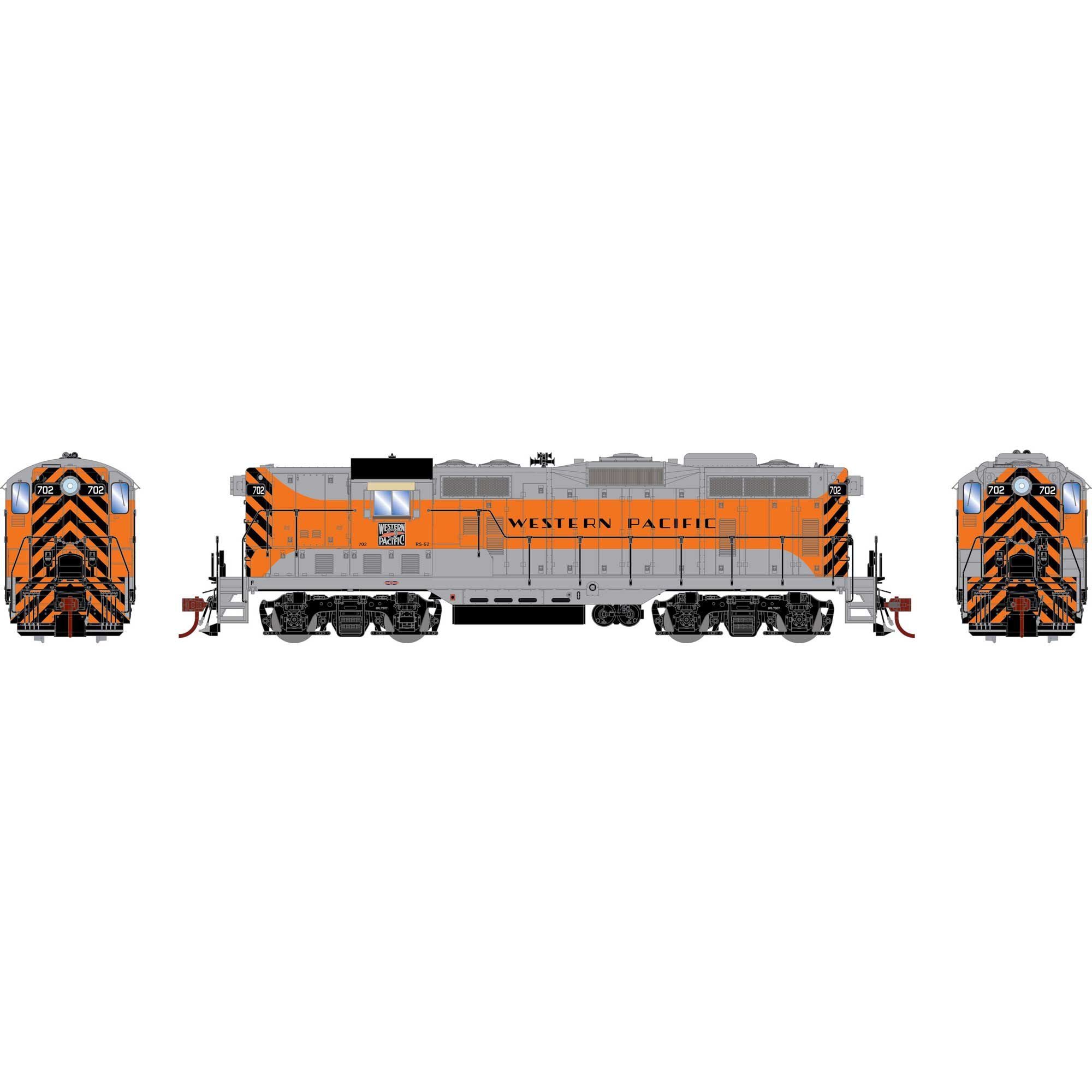 HO GP7 Locomotive WP #702 (ATHG82613)