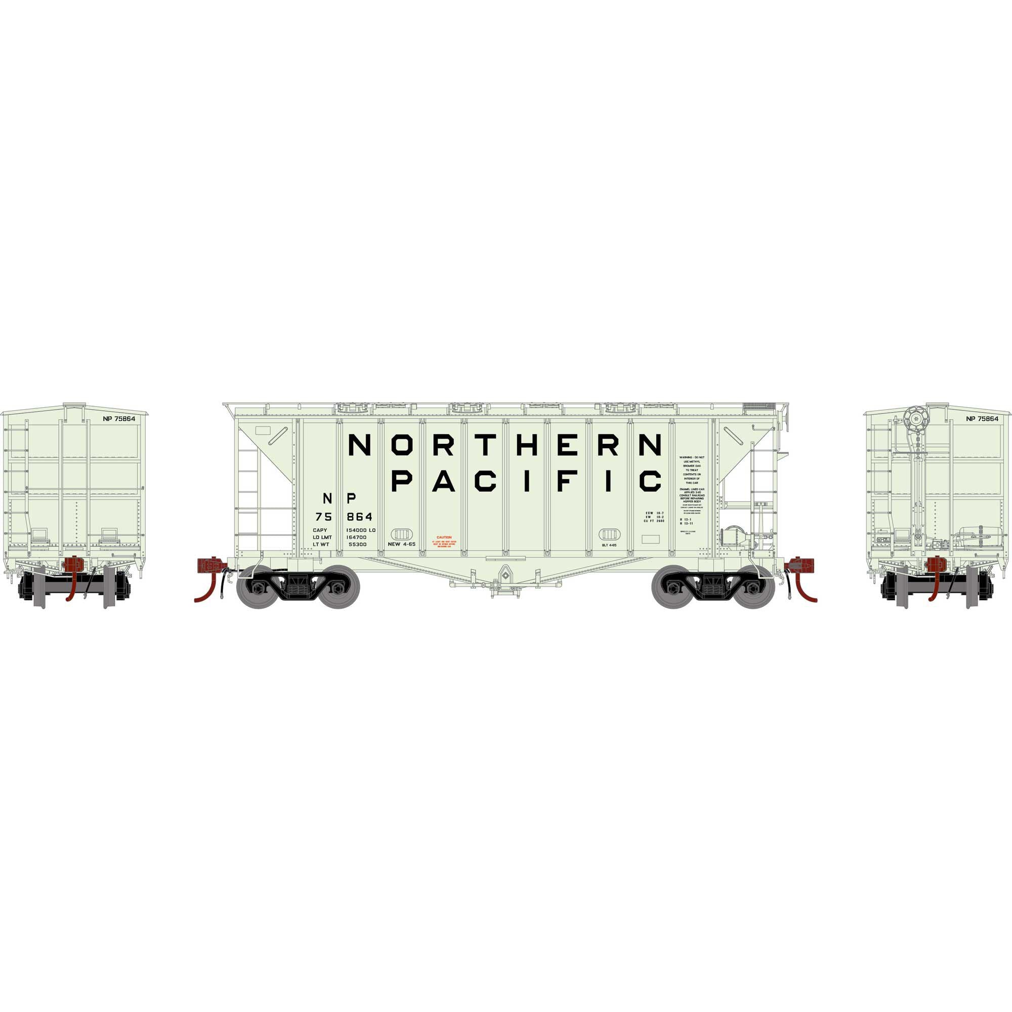 HO GATC 2600 Airslide Hopper (ATHG87488)