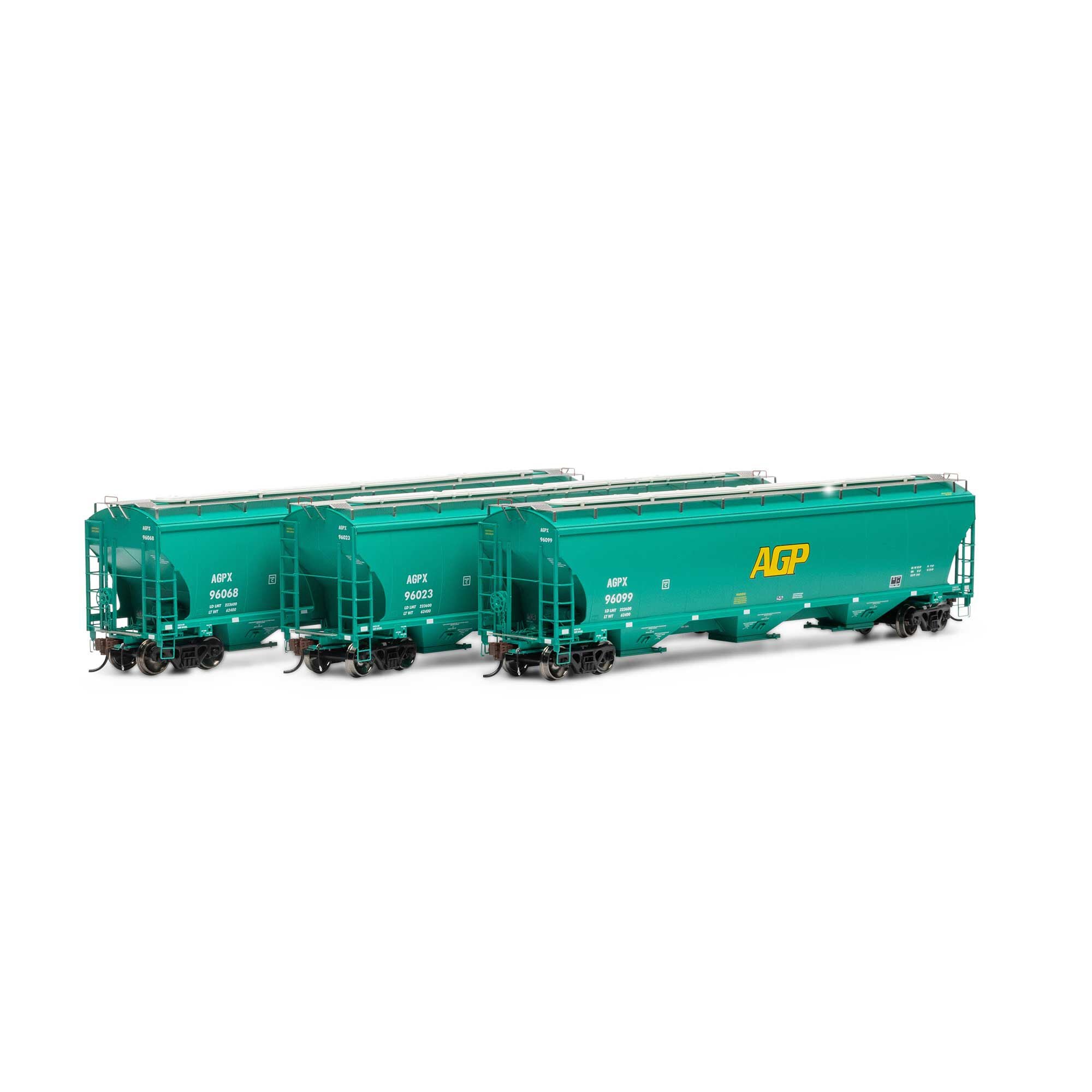 HO Trinity 3-Bay Hopper AGPX #2 Model (ATHG97158)
