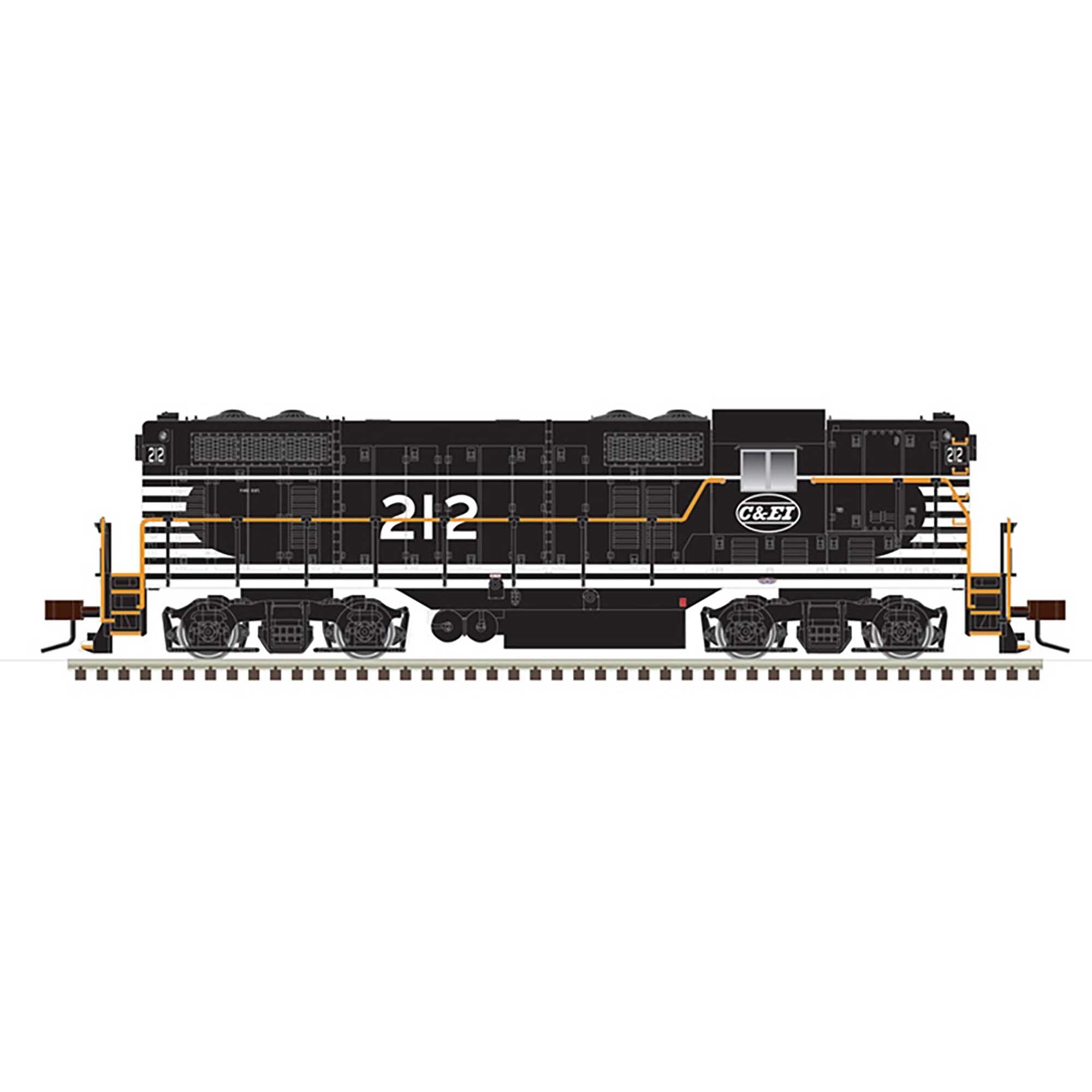 HO GP-7 Locomotive C&EI #215 (ATL10003945)