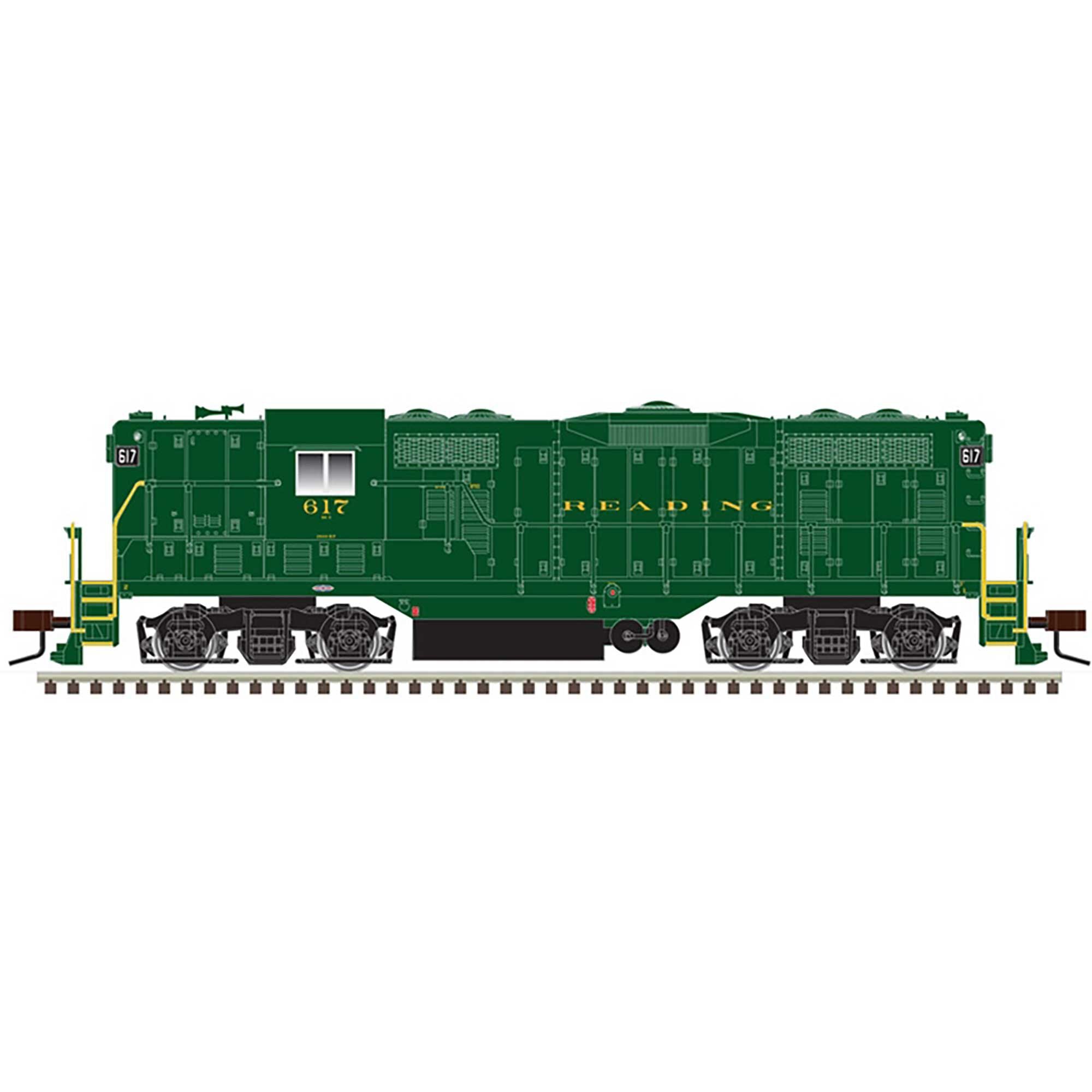HO GP-7 DCC Locomotive RDG #614 (ATL10003969)
