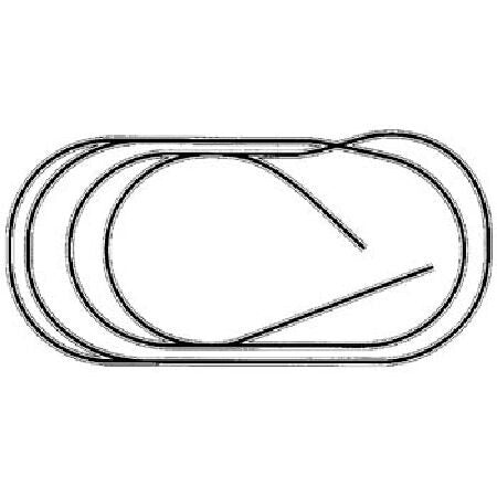 HO Scale The Senior Twice Around Code 100 Layout (ATL10005)