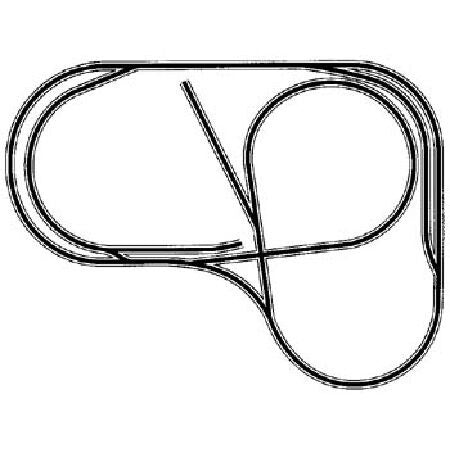 HO Code 83 The Junior Pretzel Drop Track Piece (ATL1000783)