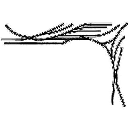 HO-19 Code 100 Narrow Switching Railroad Drop (ATL10019)