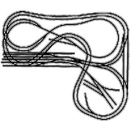 HO-29 Code 100 The Central Midland Drop Track Section (ATL10029)