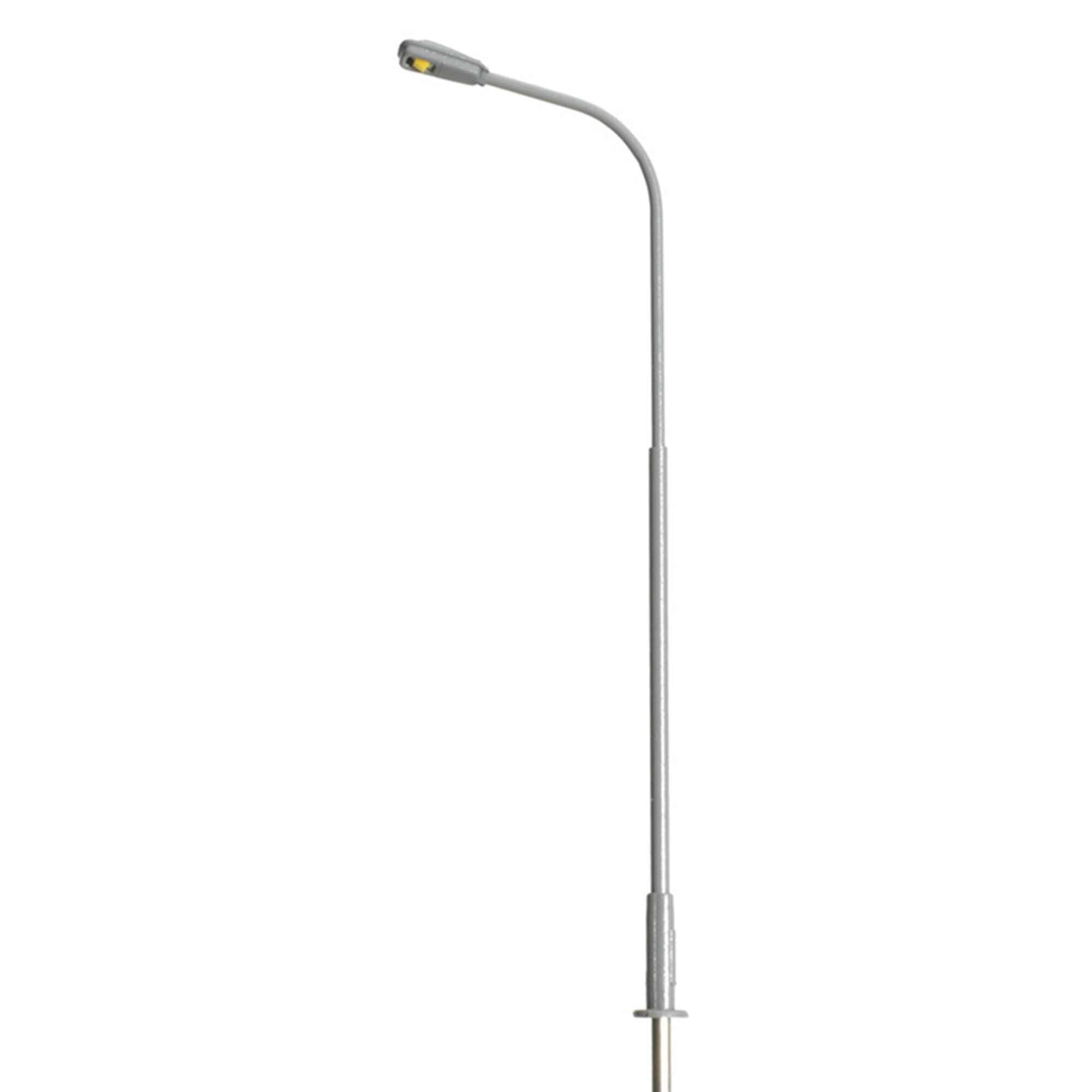 HO Single Arm Streetlight Gray Warm LED Pack of 3 (ATL70000163)