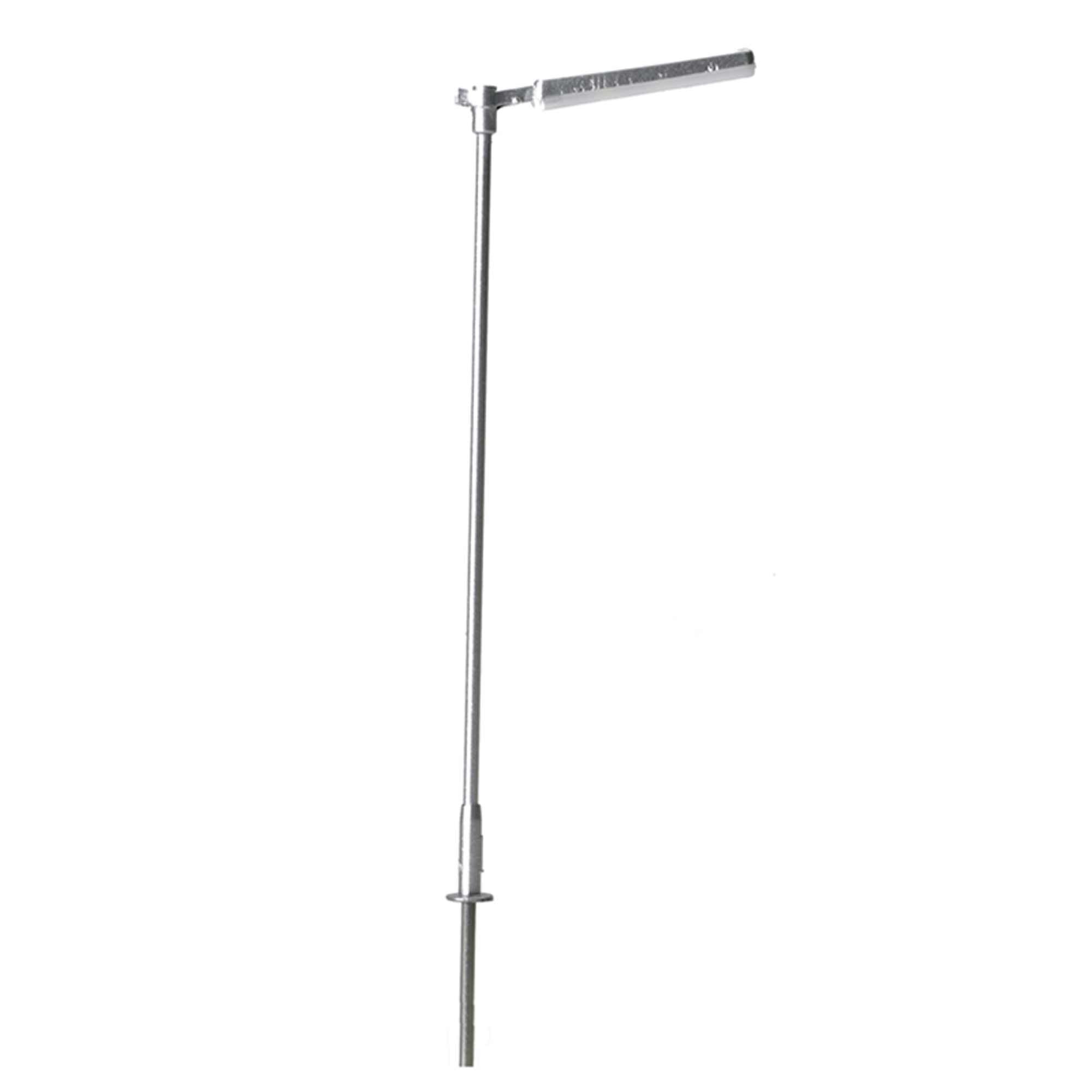 HO Single Arm Parking Lot Light Silver Warm LED Set of 3 (ATL70000173)