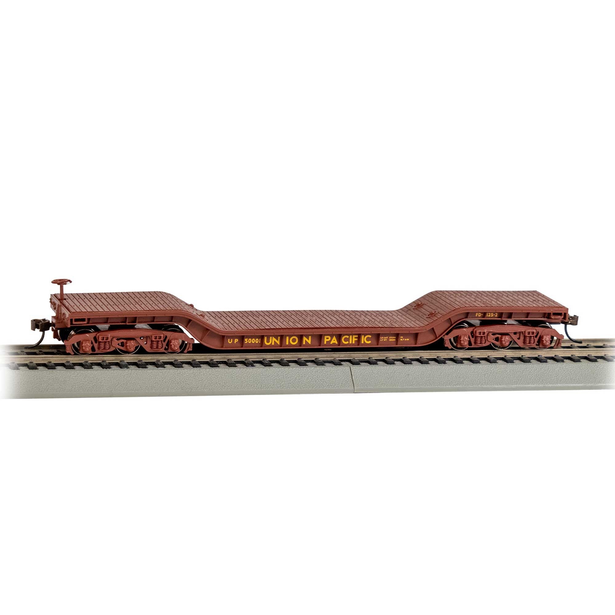 HO 52' Center-Depressed Flat Car - Union Pacific #50001 (BAC18338)