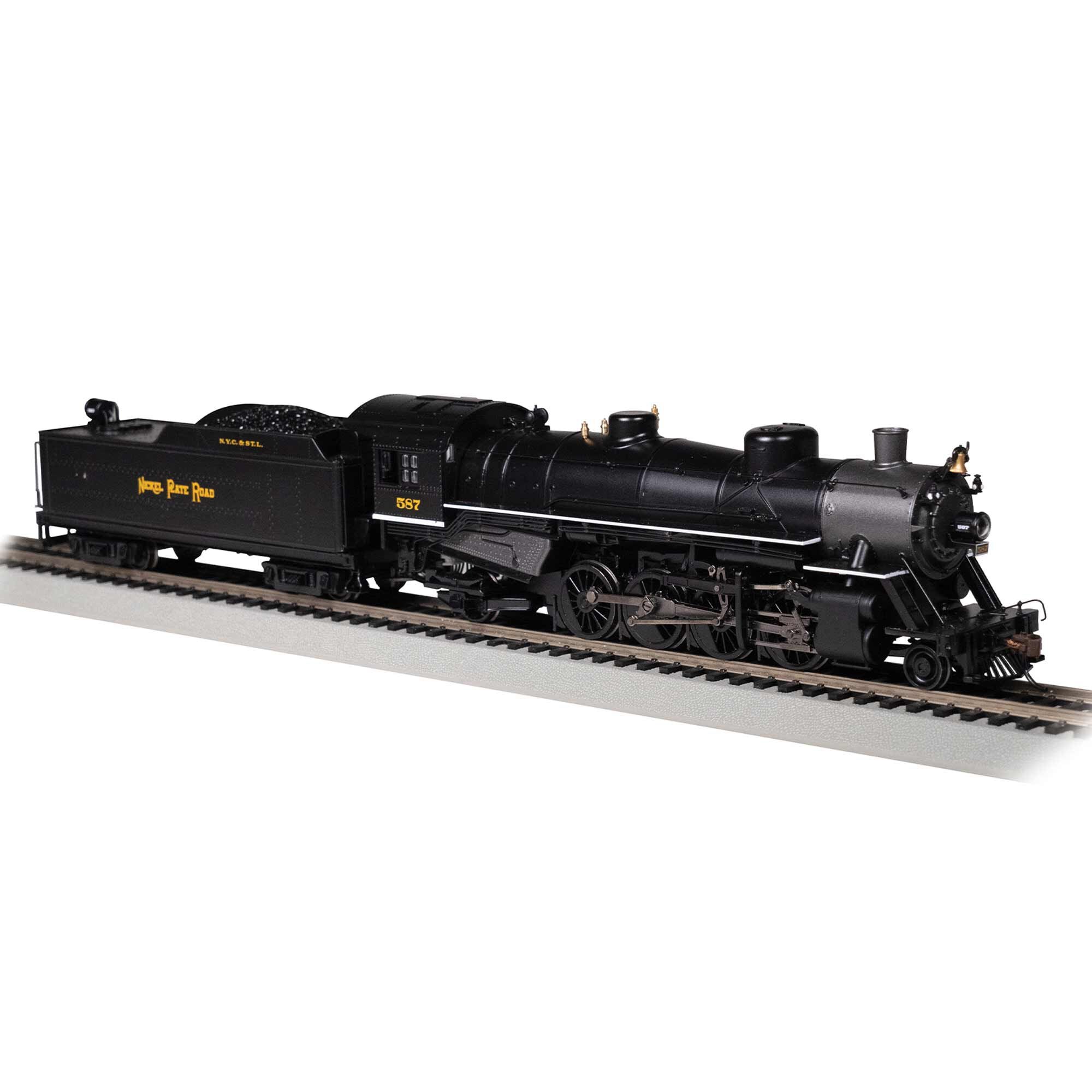 HO USRA Light 2-8-2 Locomotive DCC Ready Nickel Plate #587 (BAC54407)