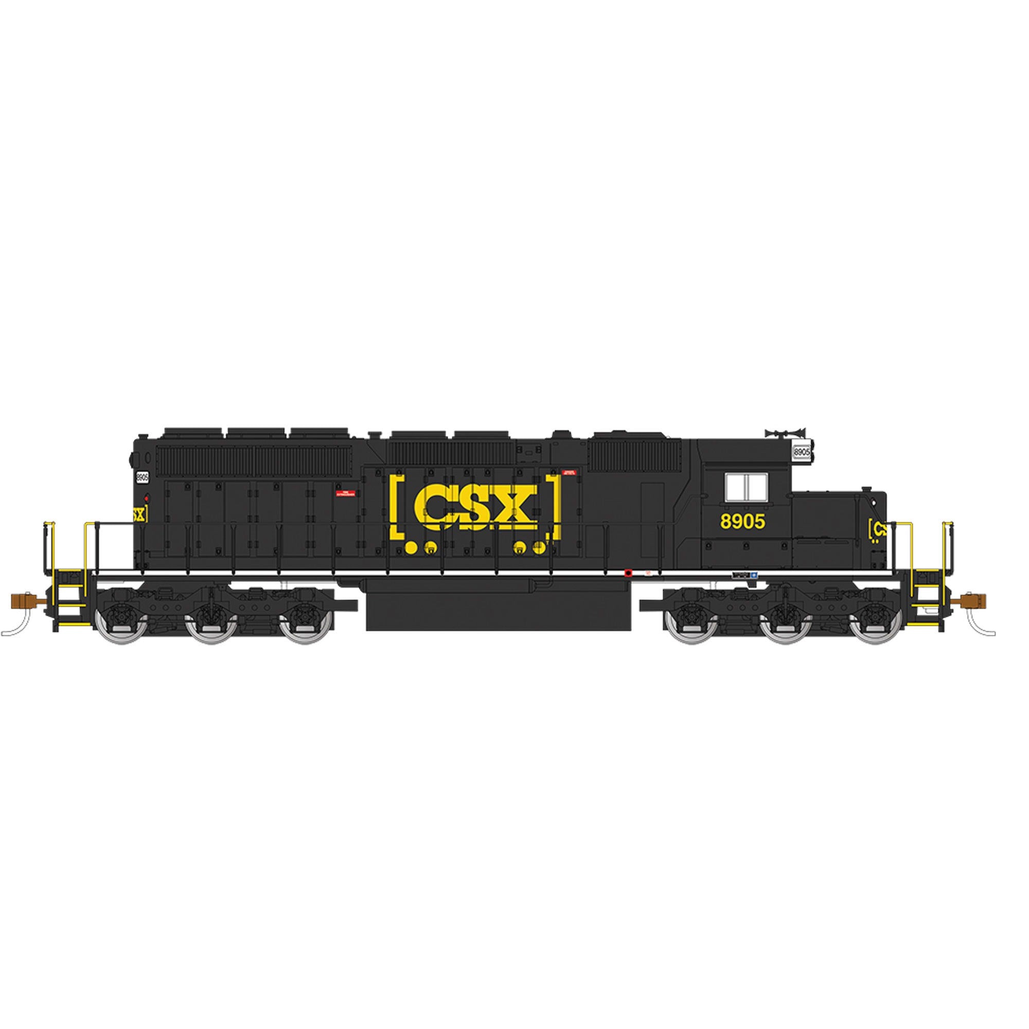 HO SD40-2 with DCC CSX Black Locomotive (BAC60917)
