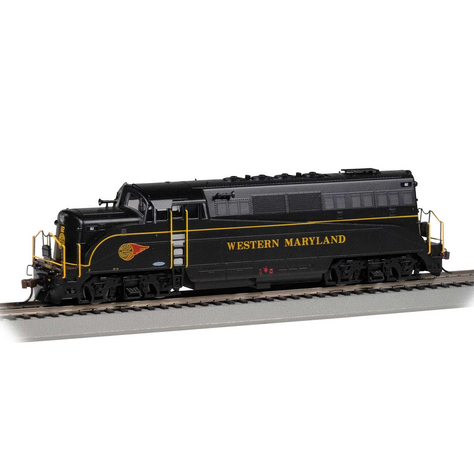 HO EMD BL2 Locomotive w/ DCC - Western Maryland #82 (BAC69204)