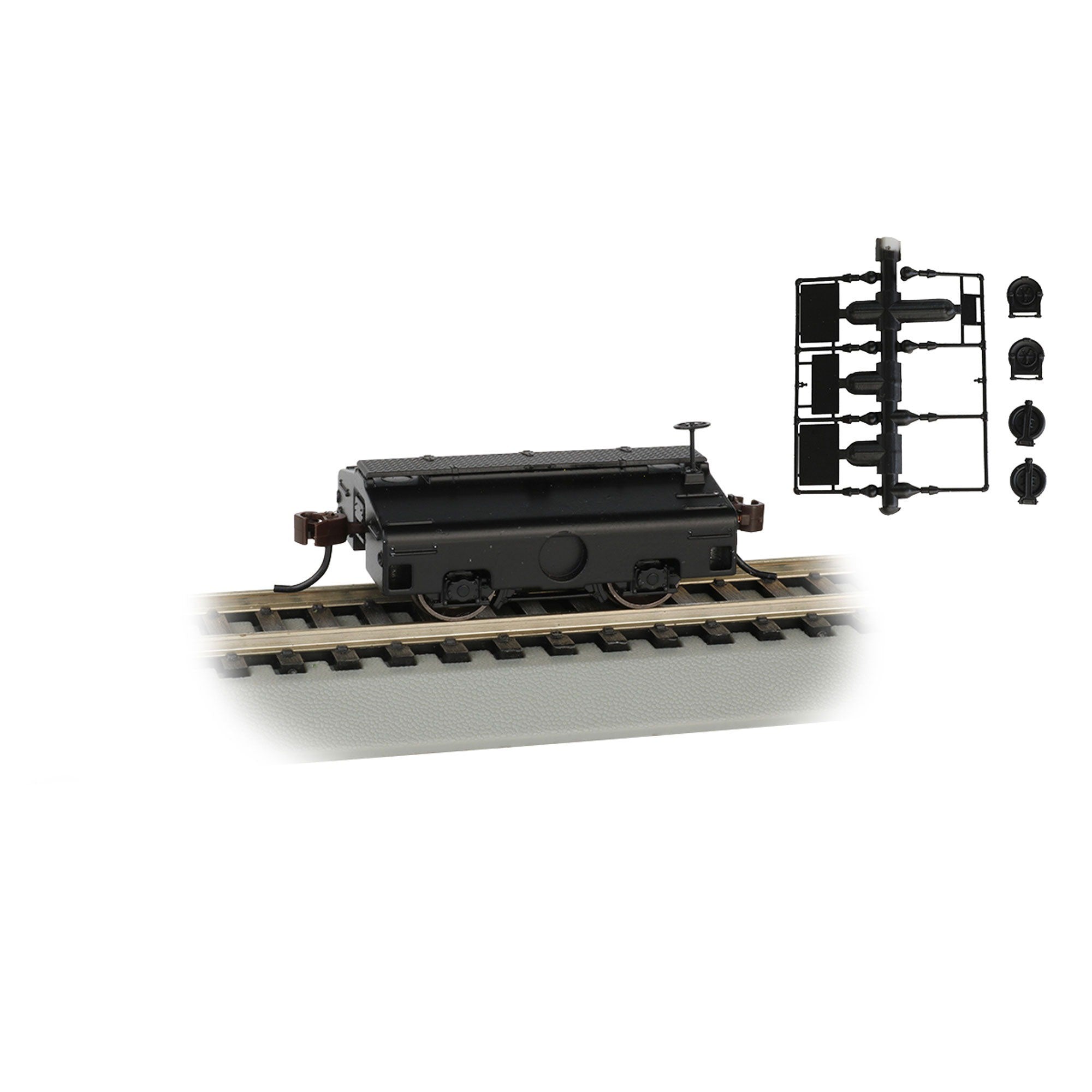 HO Test Weight Car Undecorated Black (BAC74405)