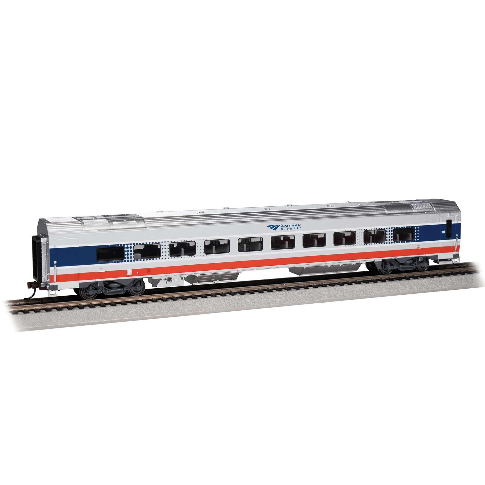 HO Siemens Venture Amtrak Midwest Coach #4001 (BAC74501)