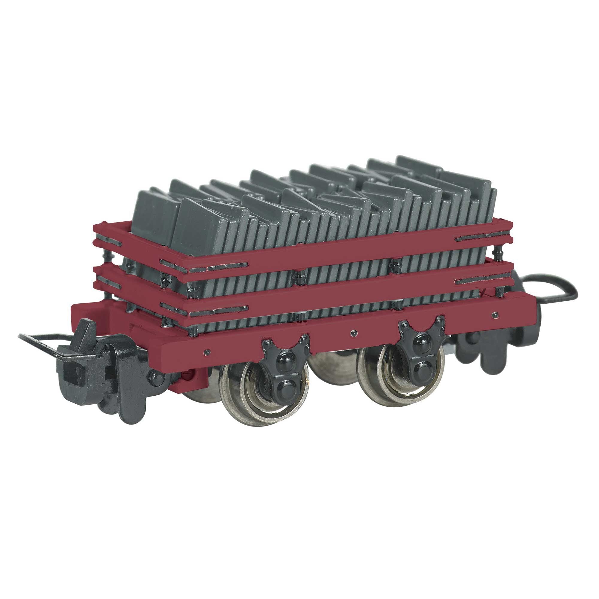 HO Thomas & Friends Narrow Gauge Slate Wagon with Load (Red) (BAC77317)
