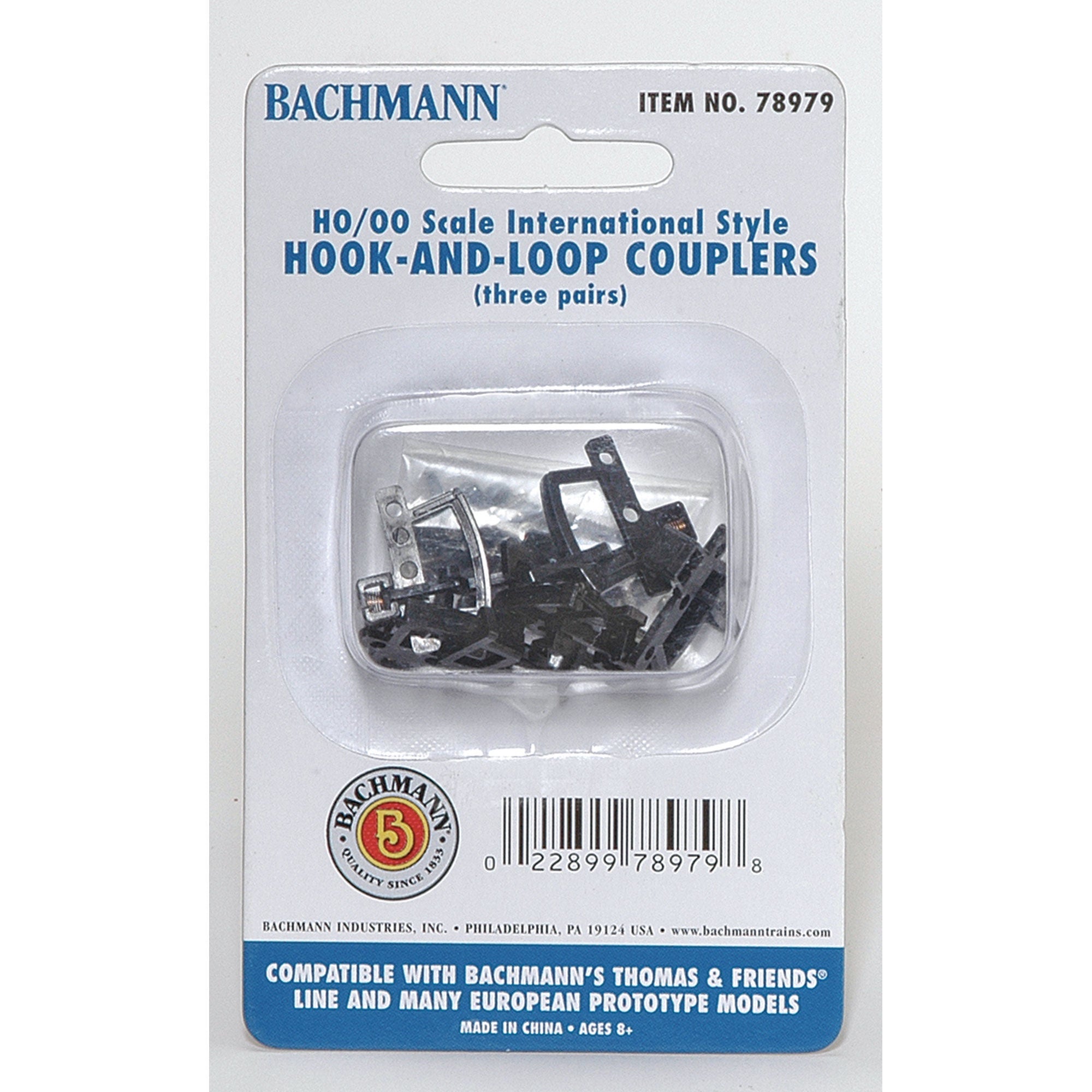 HO Thomas Hook & Loop Coupler Set (3 Pairs) (BAC78979)
