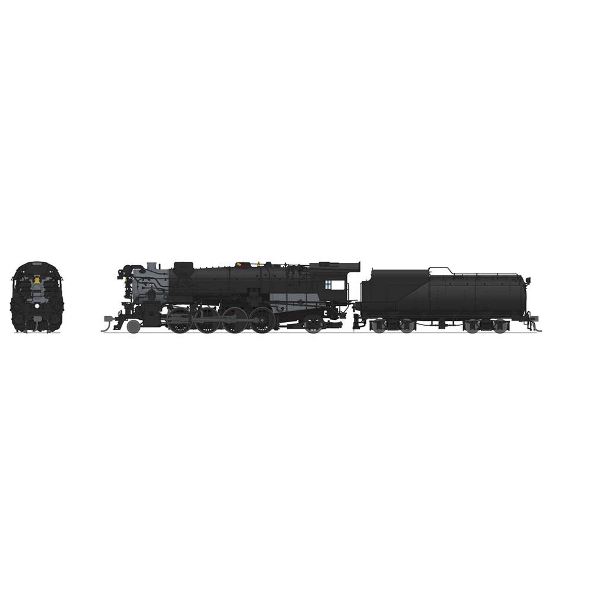 HO K-2 Mikado 12-VC Tender Plastic Model (BLI7599)