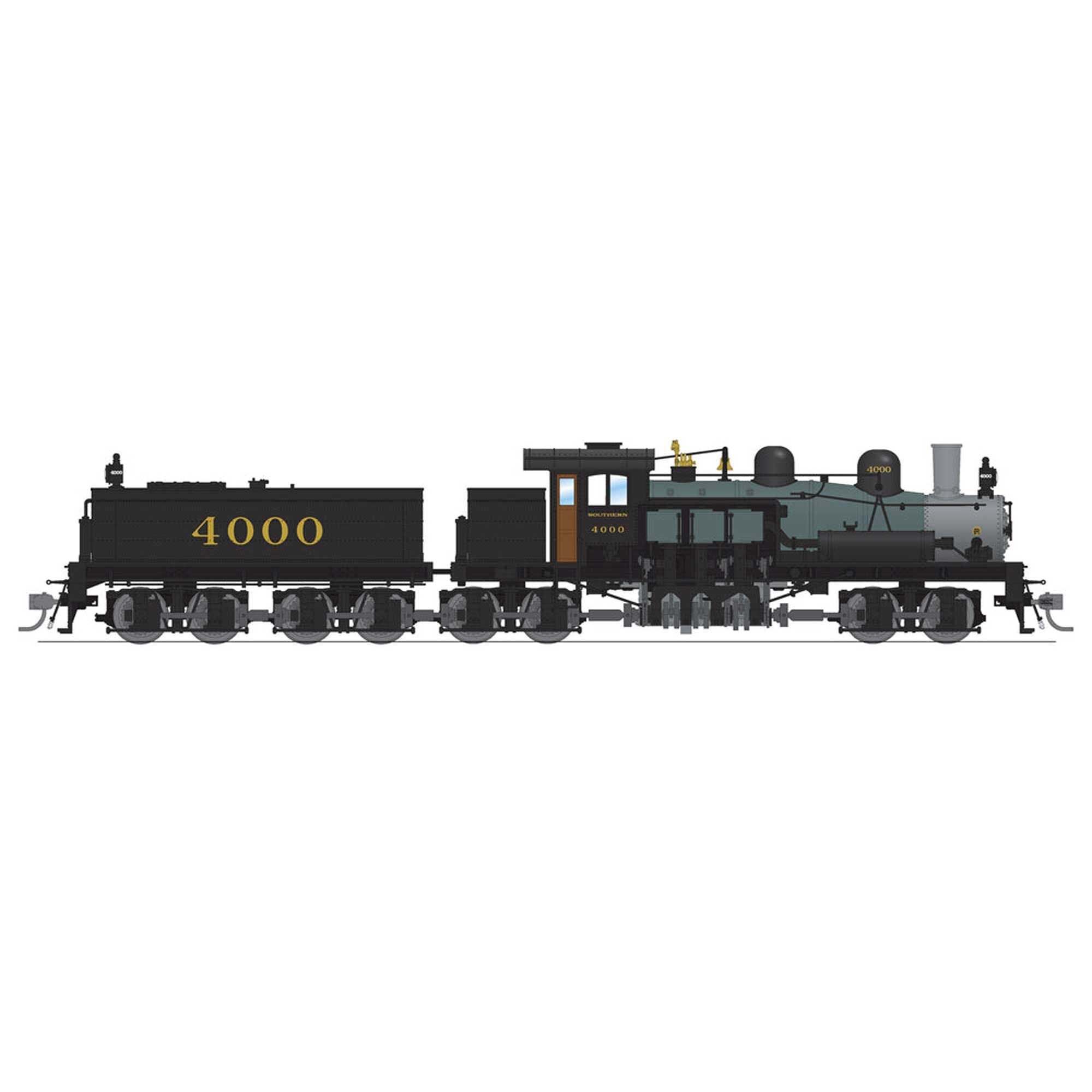 HO Class D 4 Truck Shay Locomotive SOU #4000 with Paragon 4 Sound (BLI7813)