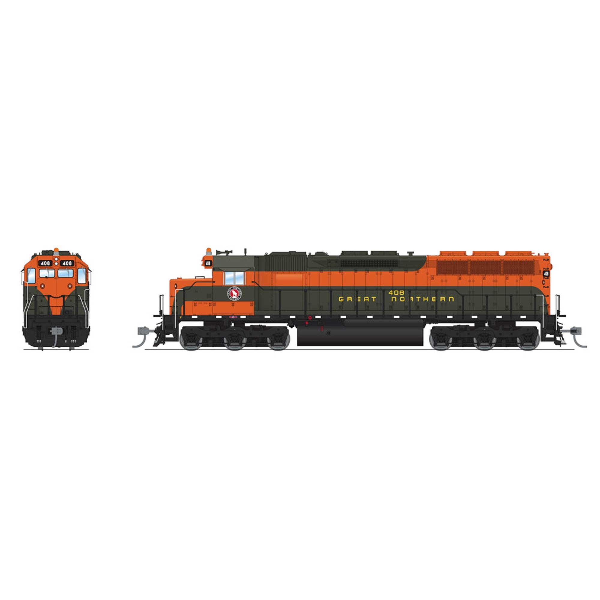 HO EMD SD45 Locomotive GN 410 Simplified Empire with Paragon 4 (BLI7937)