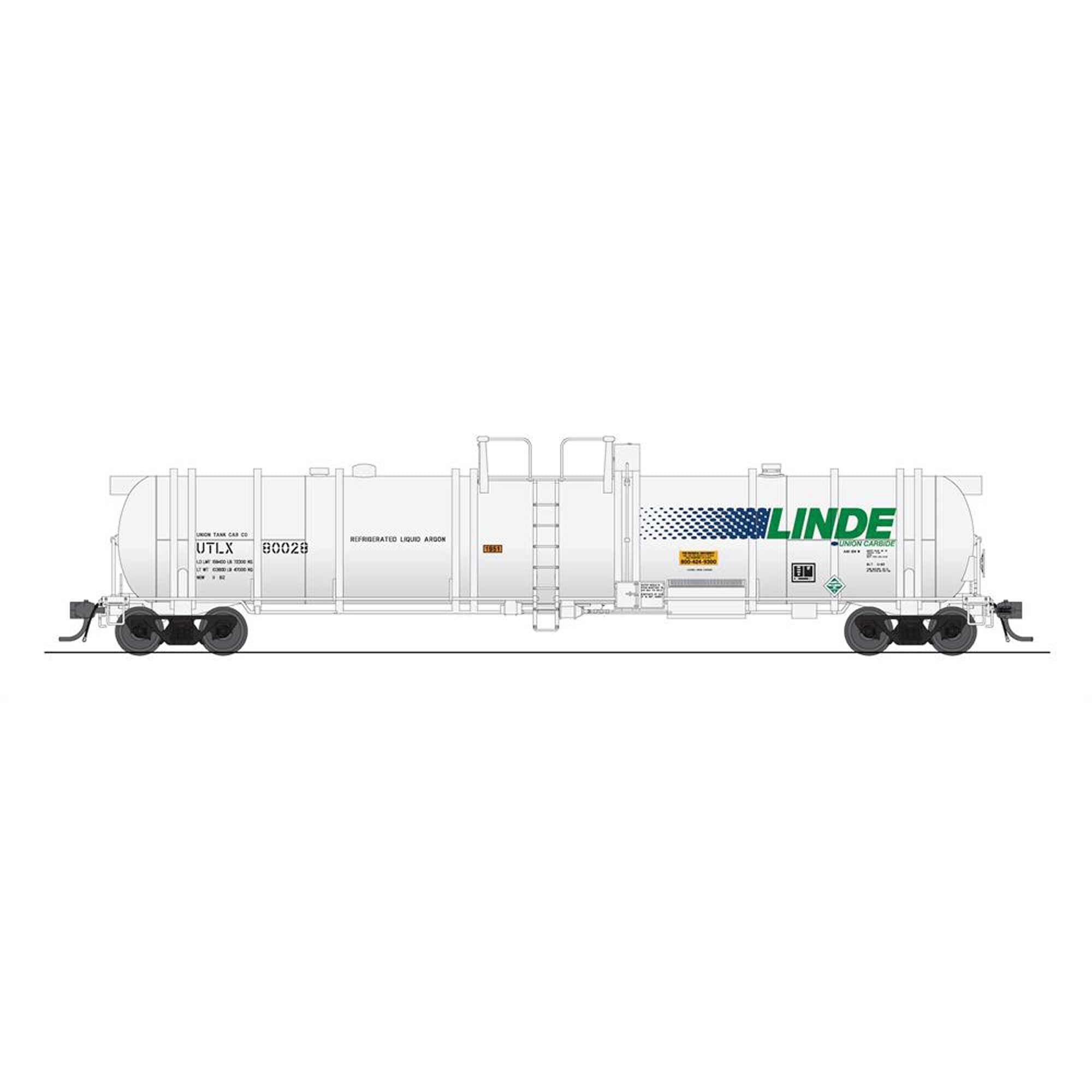 HO Cryogenic Tank Car Linde Type C 2-Pack (BLI8036)