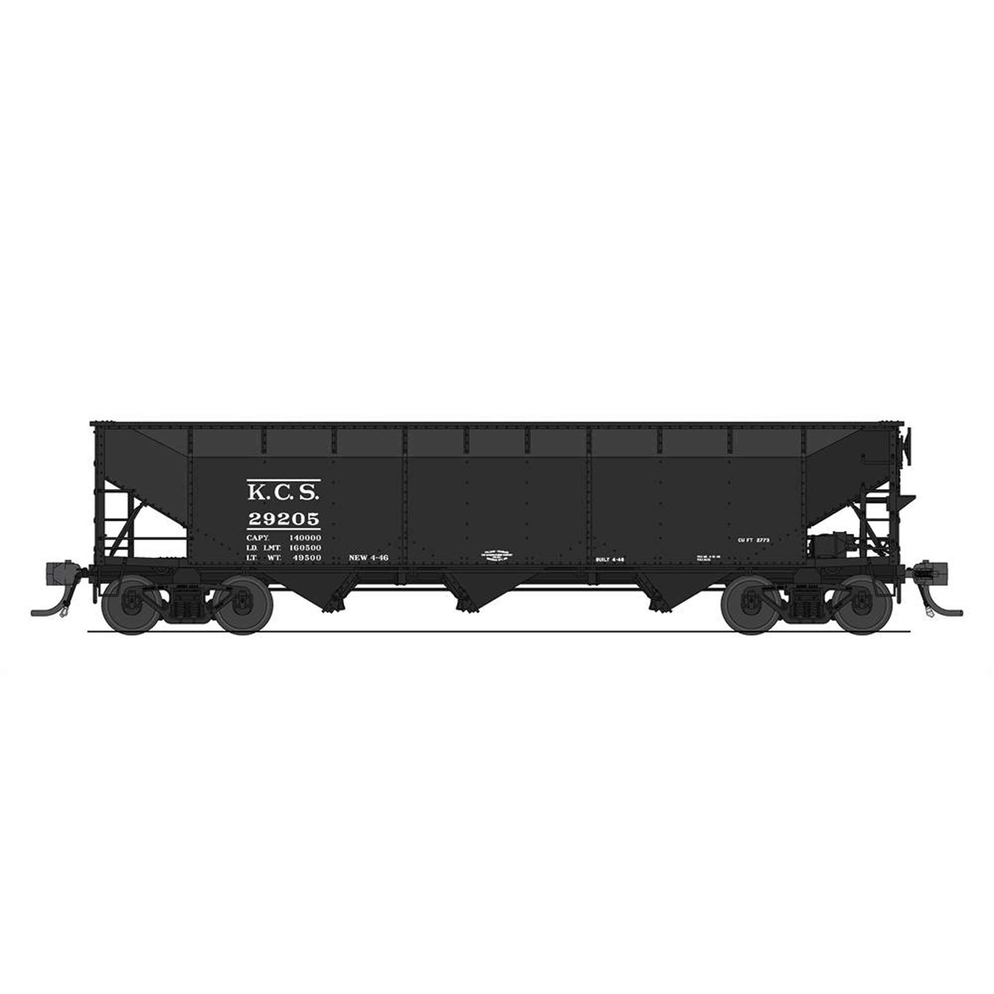 HO AAR 70-ton Triple Hopper (KCS #29277) (BLI8113)