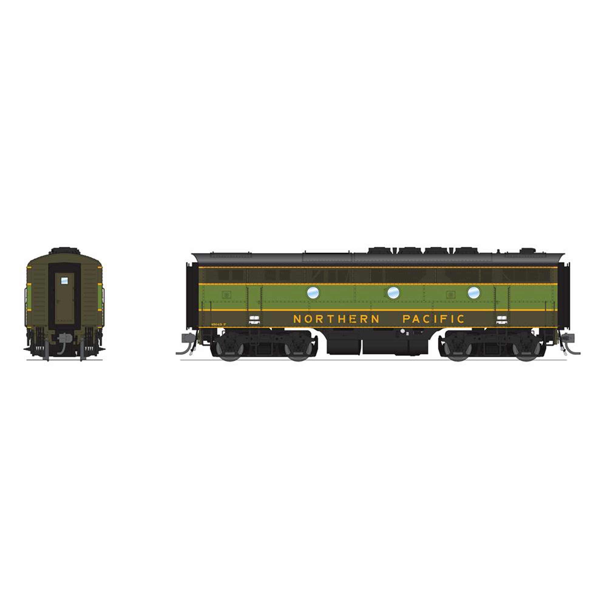 HO EMD F3B Locomotive NP 6504C Streamliner with Paragon4 Sound (BLI8174)