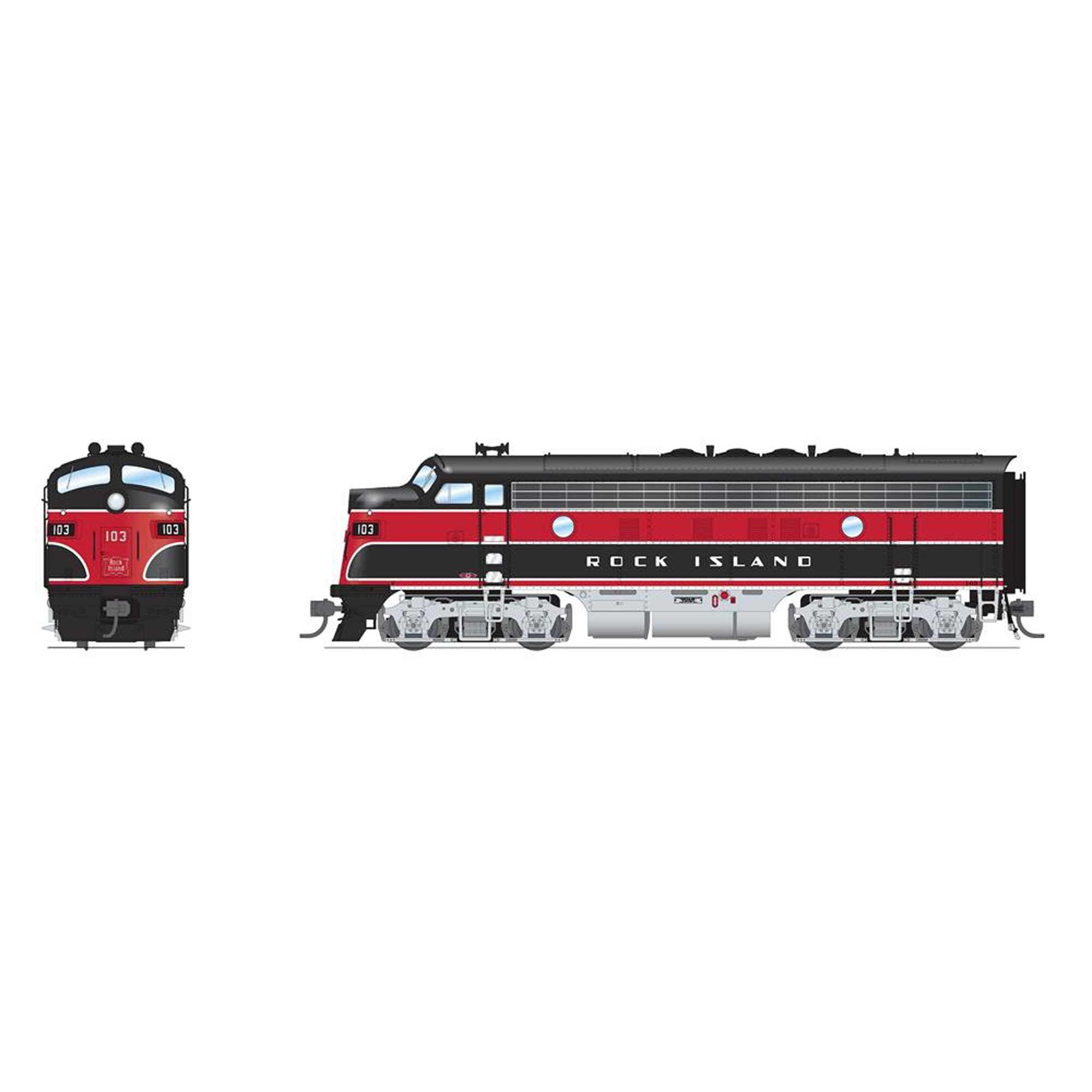 HO EMD F7A Locomotive CRIP 103 (BLI8304)