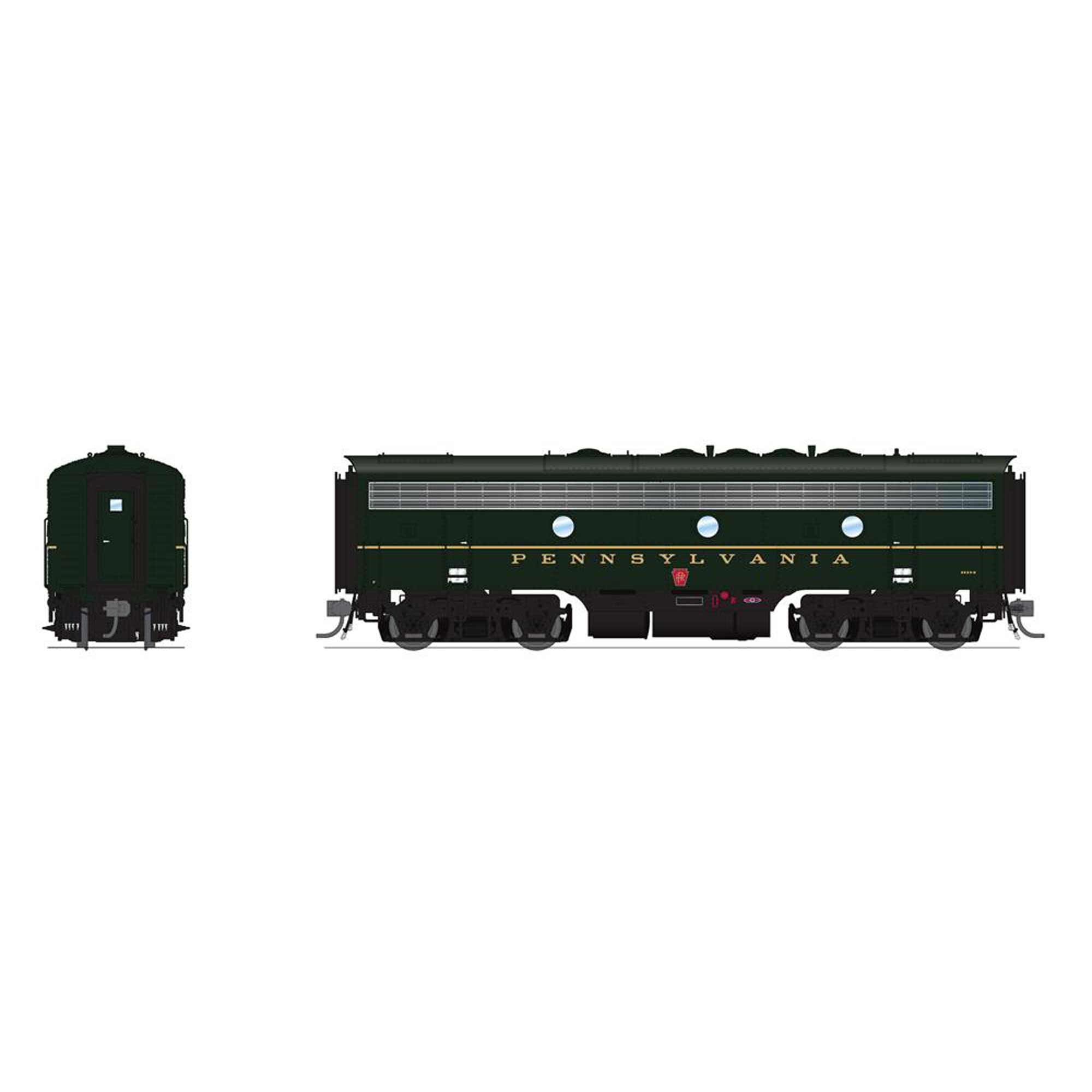 HO EMD F7B Locomotive PRR 9547B DGLE 1 Stripe (BLI8313)