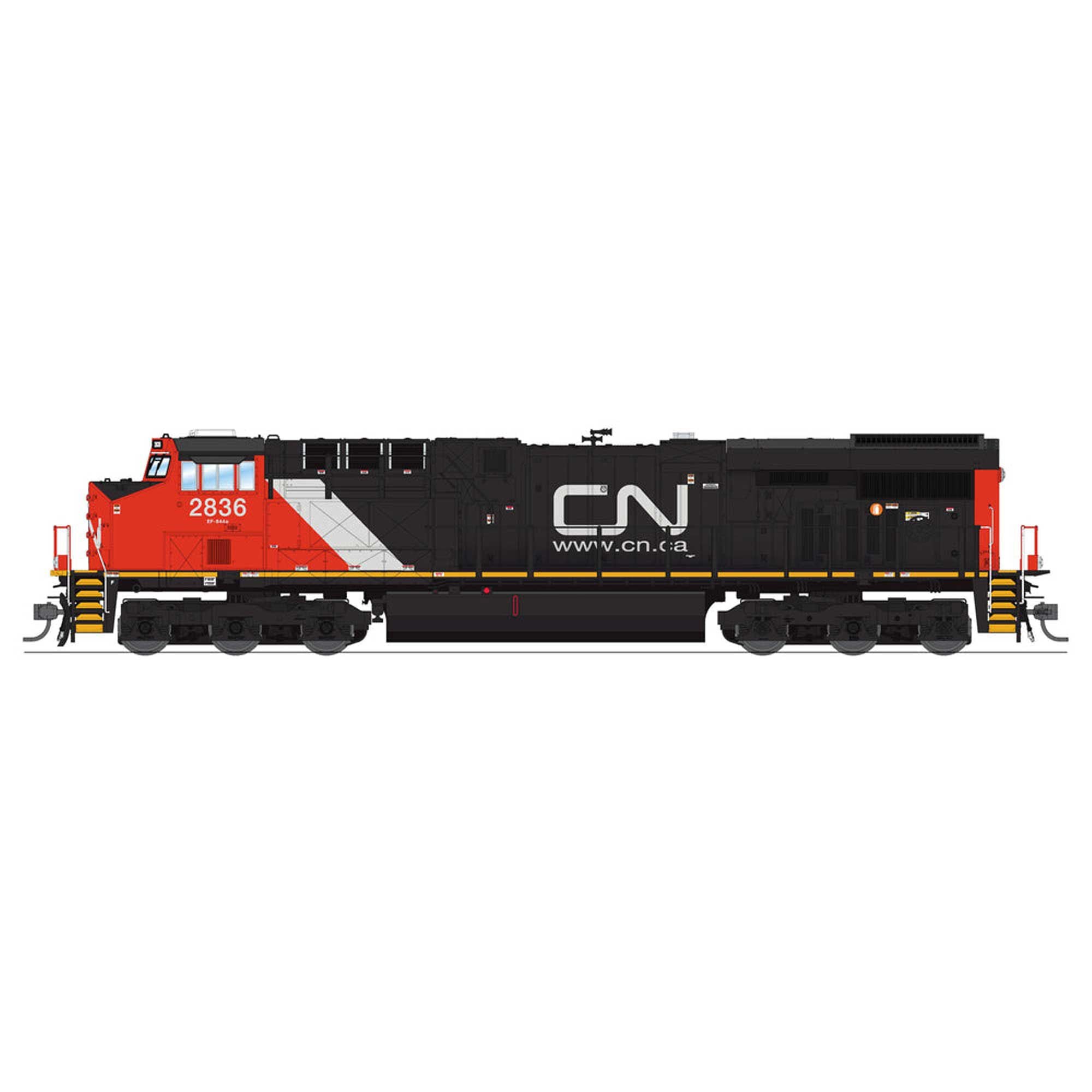 HO GE ES44AC Locomotive with DCC and Sound, CN #2836 (BLI8532)