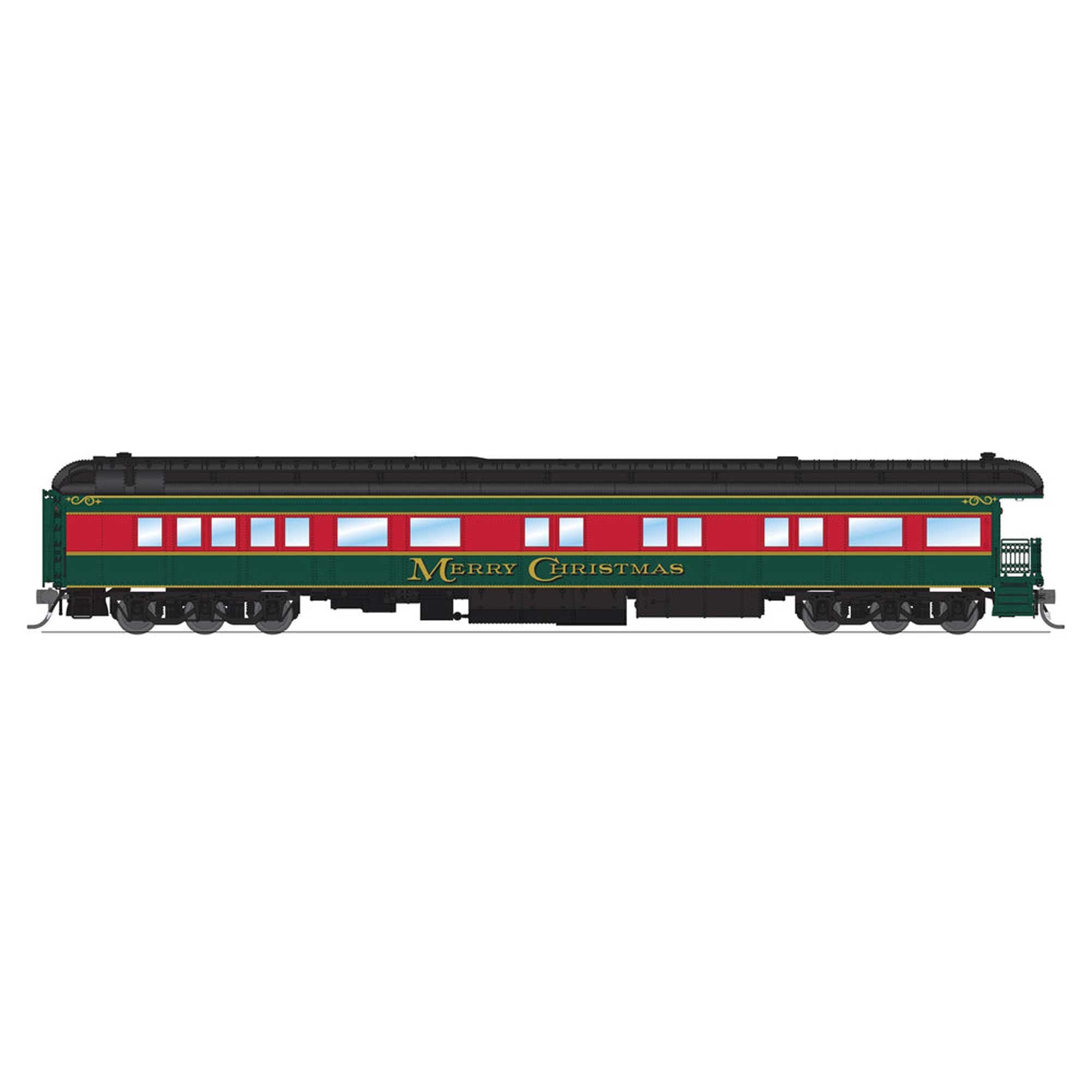 HO Scale Business Car Christmas Holiday Scheme (BLI8959)