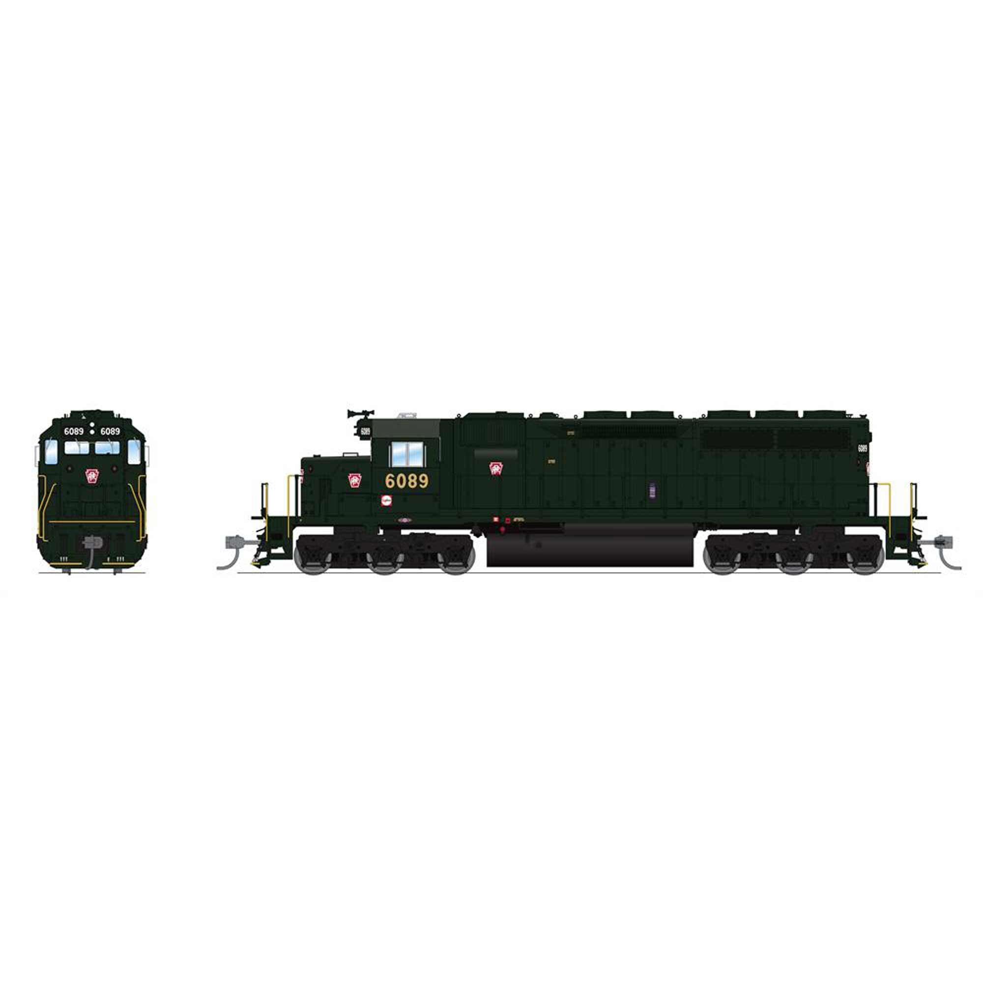 HO EMD SD40 Locomotive PRR 6089 DGLE (BLI9042)