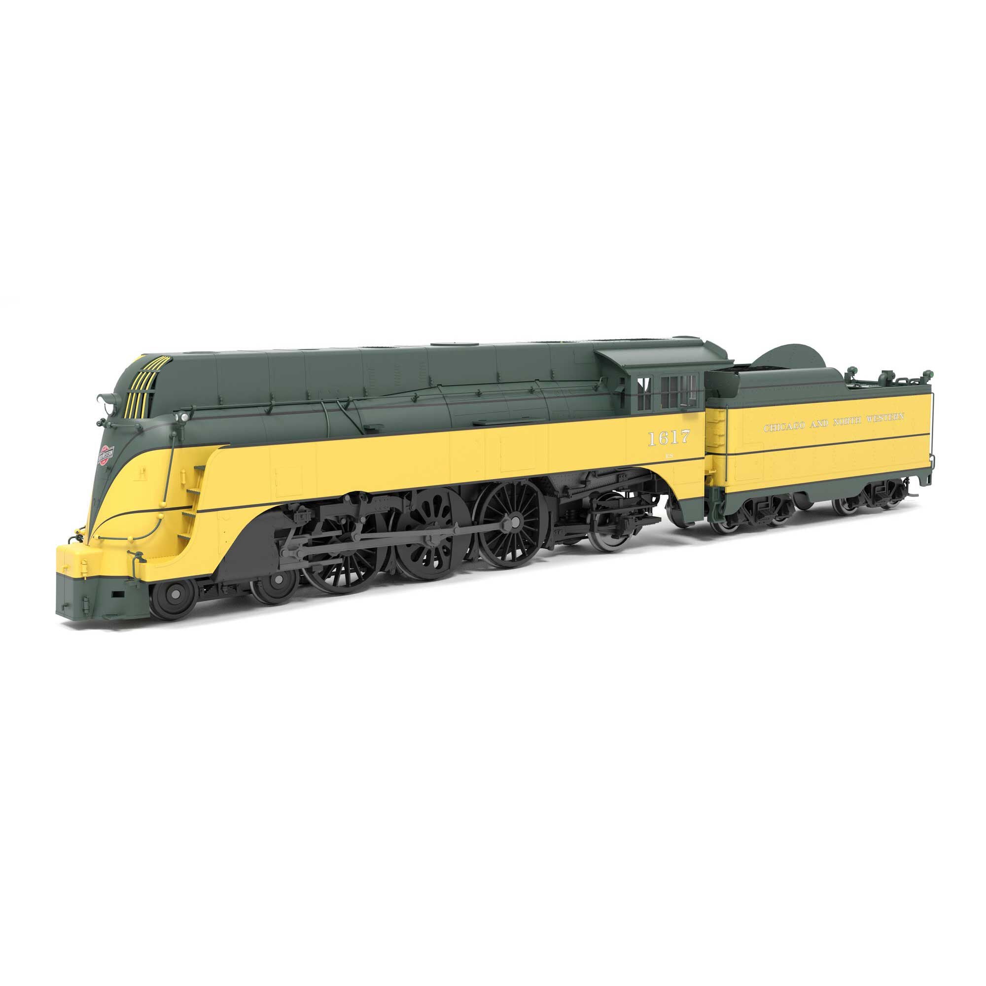 HO C&NW 4-6-2 Yellow Jacket Model Locomotive (BLI9544)