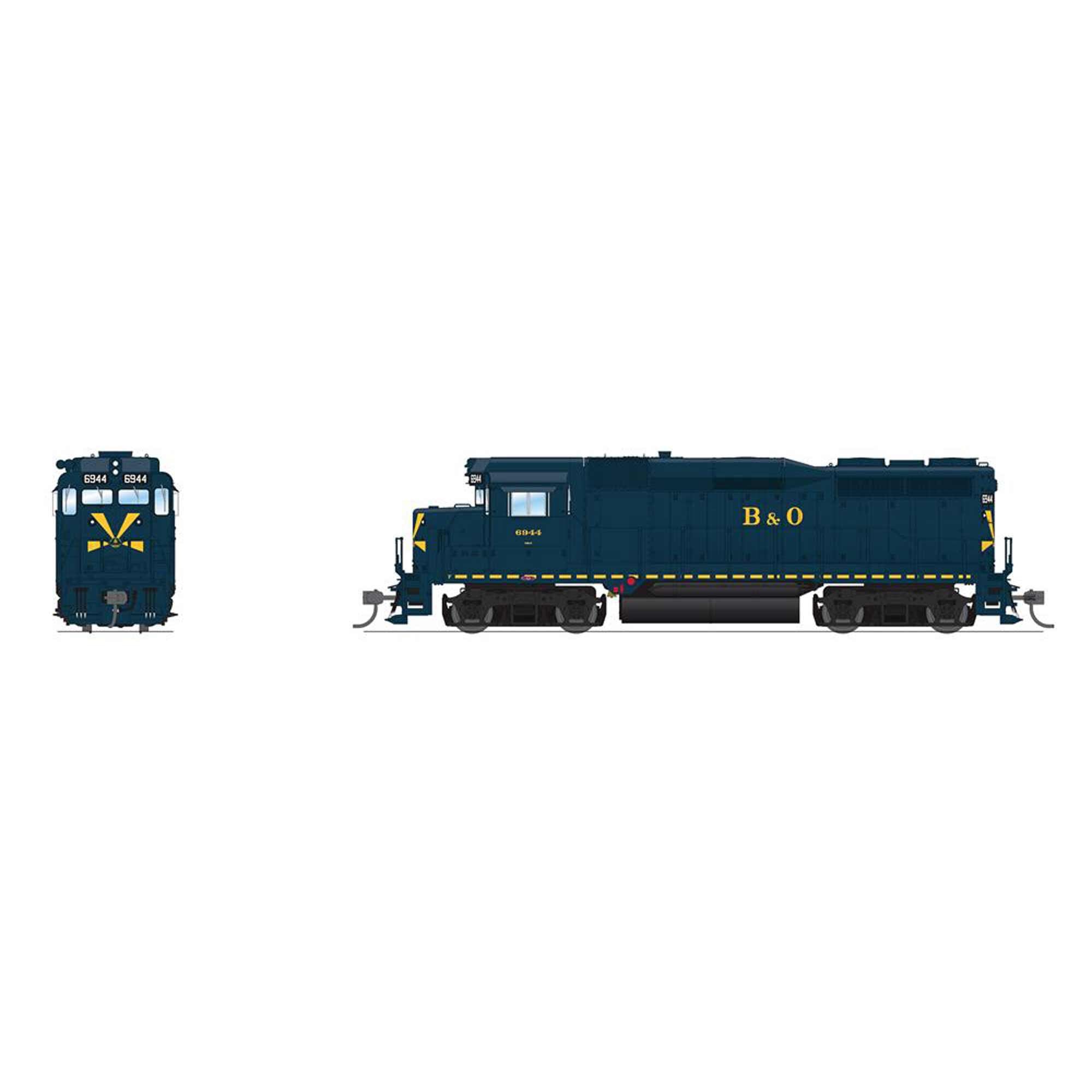 HO EMD GP30 Locomotive B&O 6914 As-Delivered (BLI9565)