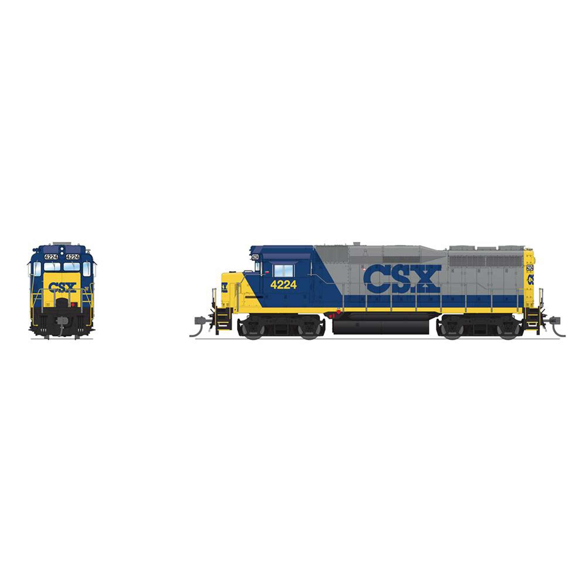 HO EMD GP30 Locomotive CSX 4233 YN2 (BLI9569)