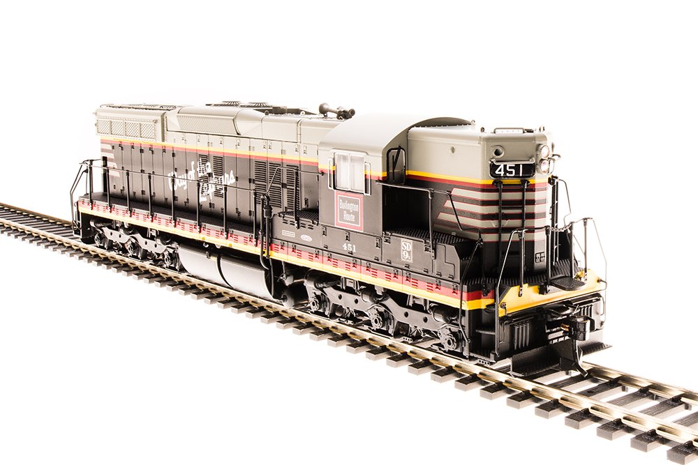 Broadway Limited 4931 HO CB&Q EMD SD-9 Diesel Locomotive #451 w/Paragon 3