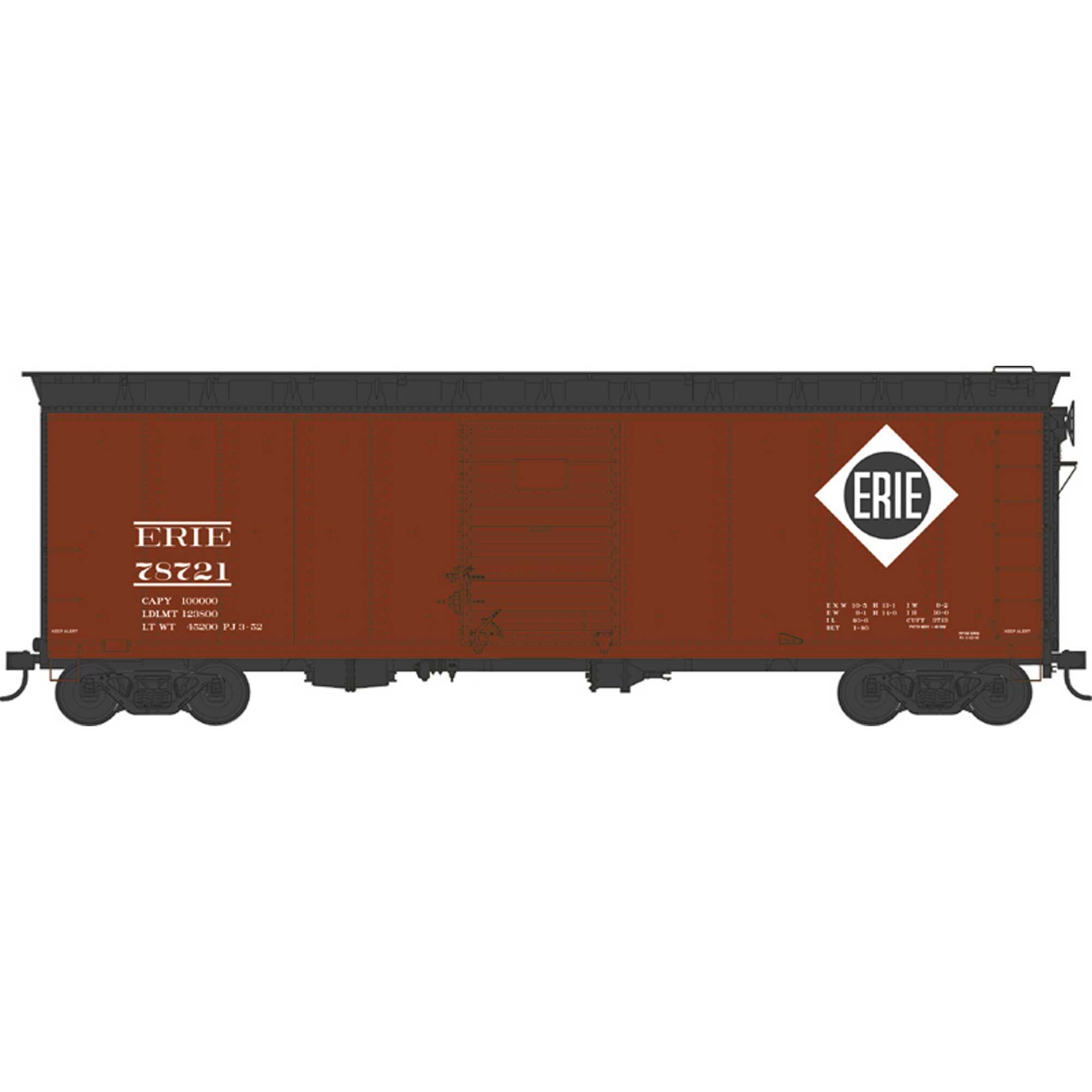 HO 40ft Boxcar Erie #78793 (BOW43158)