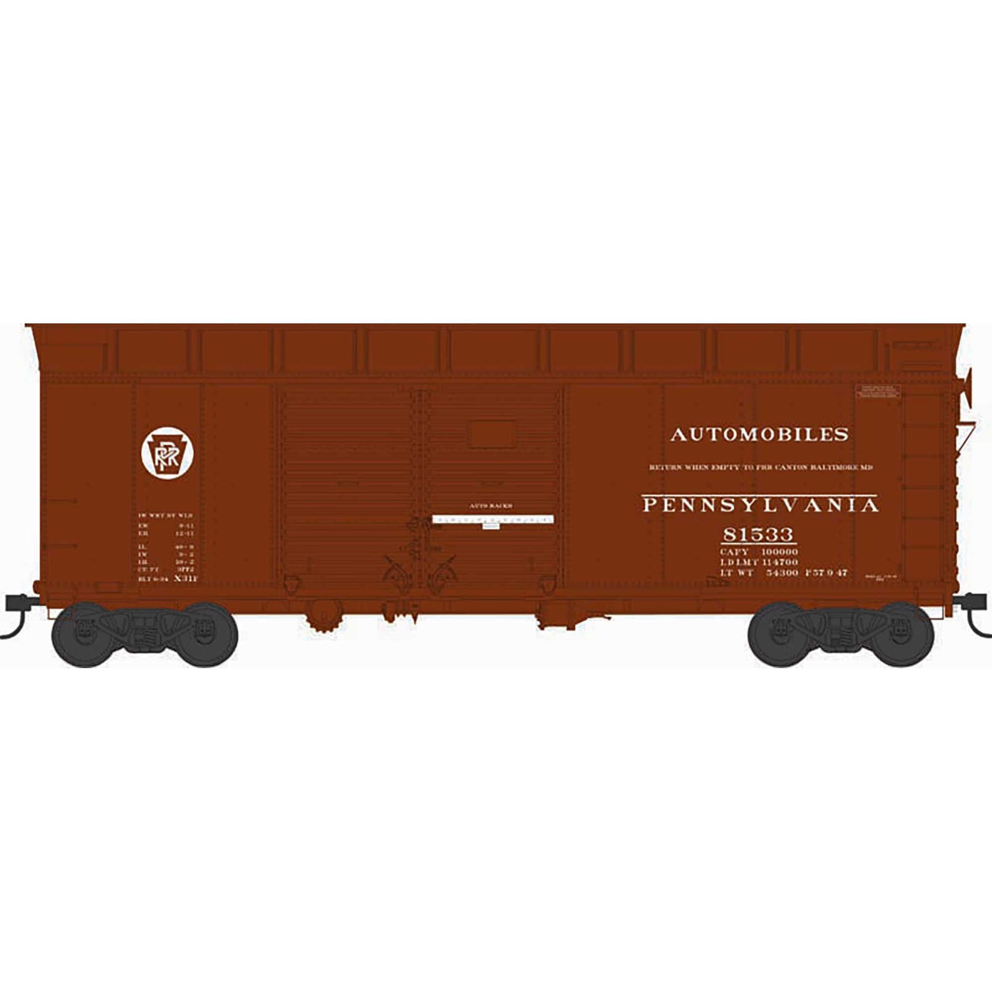 HO X31F 4-Door Turtle Roof Box with Loader (BOW43336)