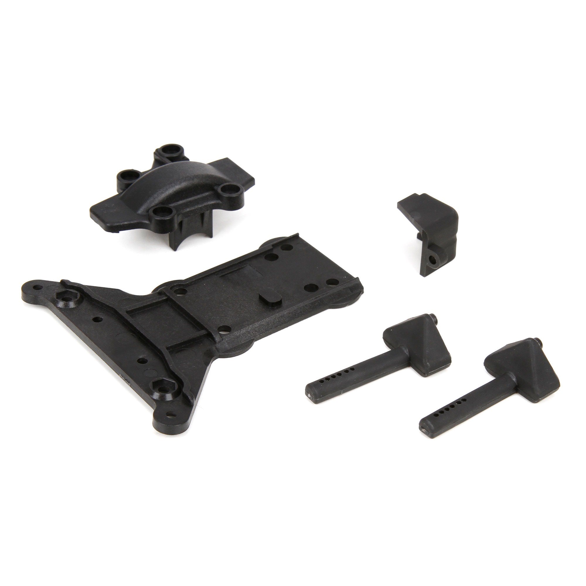 Gear Cover Kick Plate Battery Mounts for 1/10 4WD Vehicles (ECX231010)
