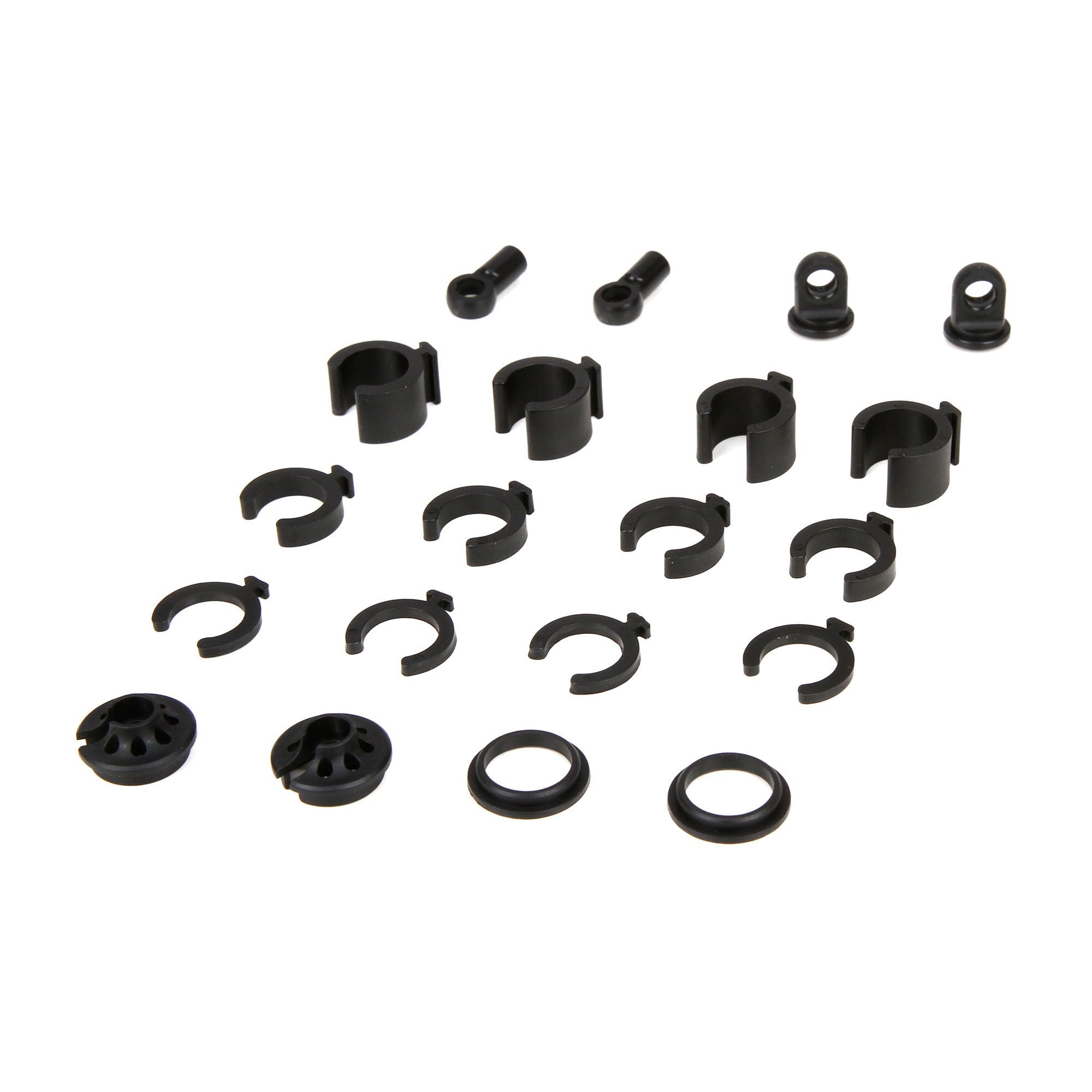 Top and Bottom Shock Ends for 1/10 4WD Vehicles (ECX233002)