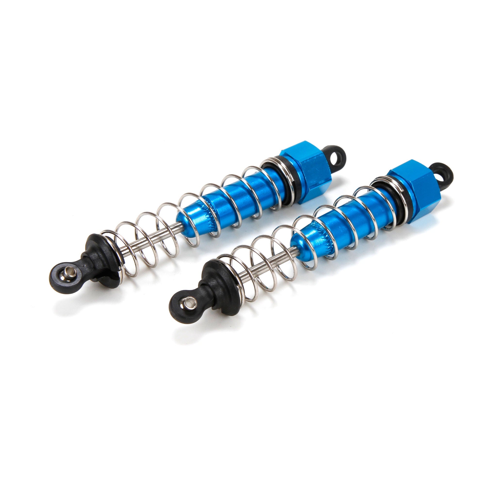 Fr/Rr Shocks Assembled Aluminum for 1/18 4WD Temper (ECX313001)
