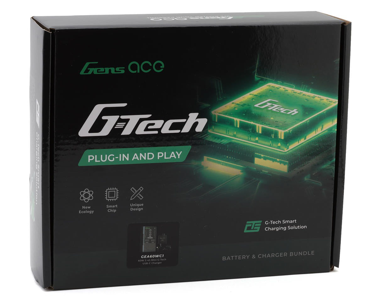 G-Tech Bundle 5300mAh 3S 60C Hardcase EC5 with iMars Mini Charger (GEA60W3S5360GT)